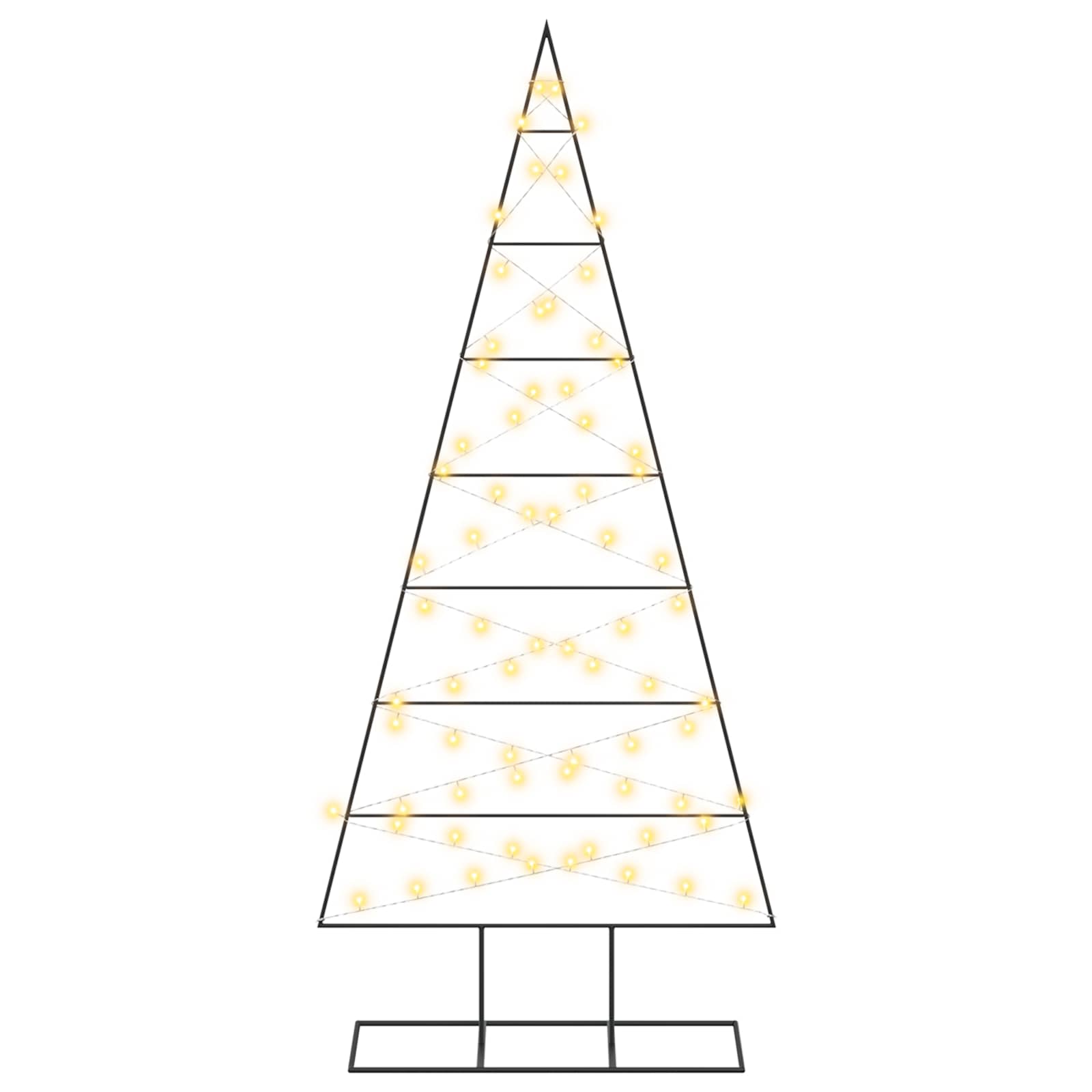 Albero di Natale in metallo KUOPIO 180 cm Bianco caldo