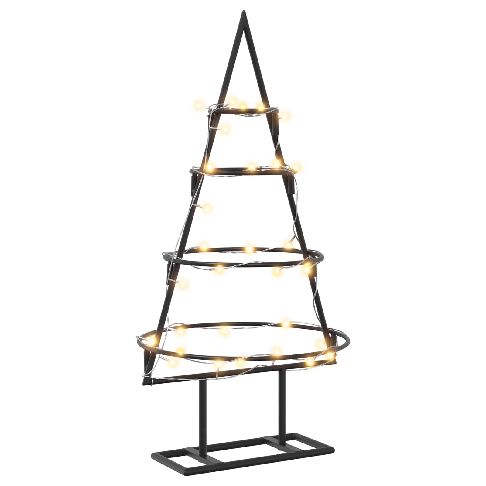 Albero di Natale in metallo con supporto KUOPIO 60 cm