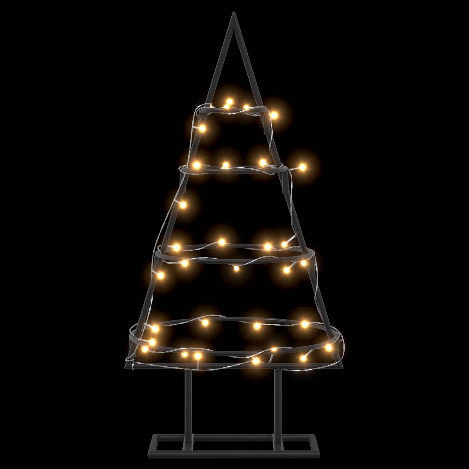 Albero di Natale in metallo con supporto KUOPIO 60 cm