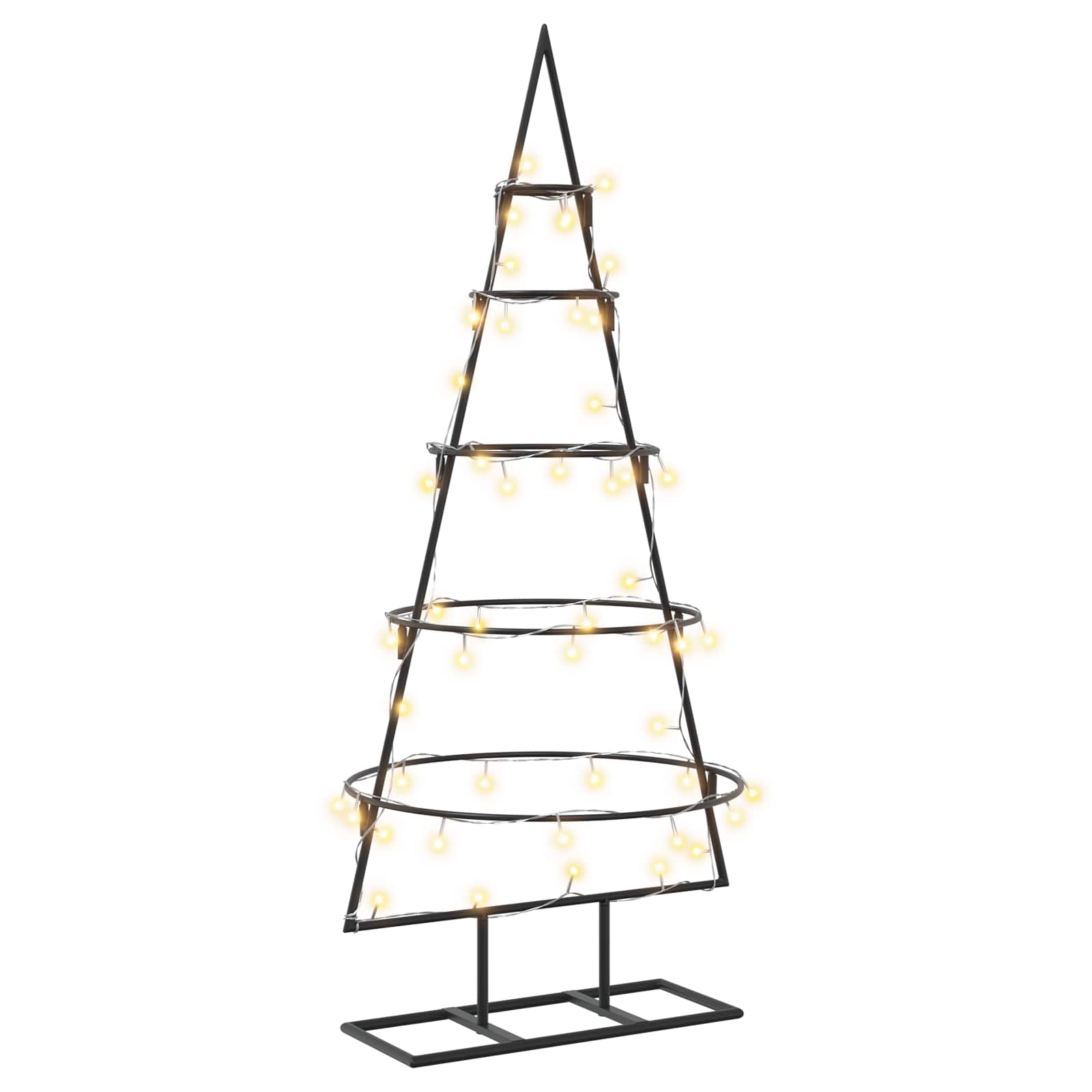 Albero di Natale in metallo con supporto KUOPIO 90 cm