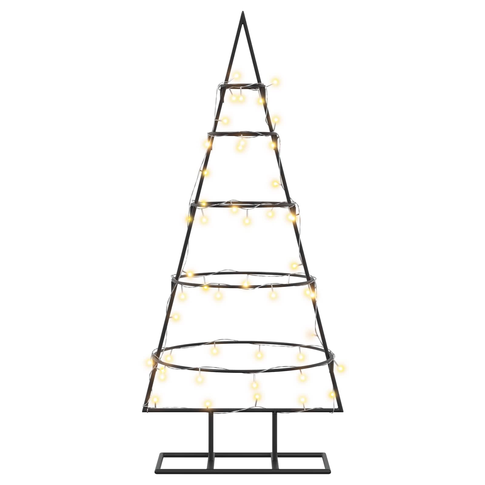 Albero di Natale in metallo con supporto KUOPIO 90 cm