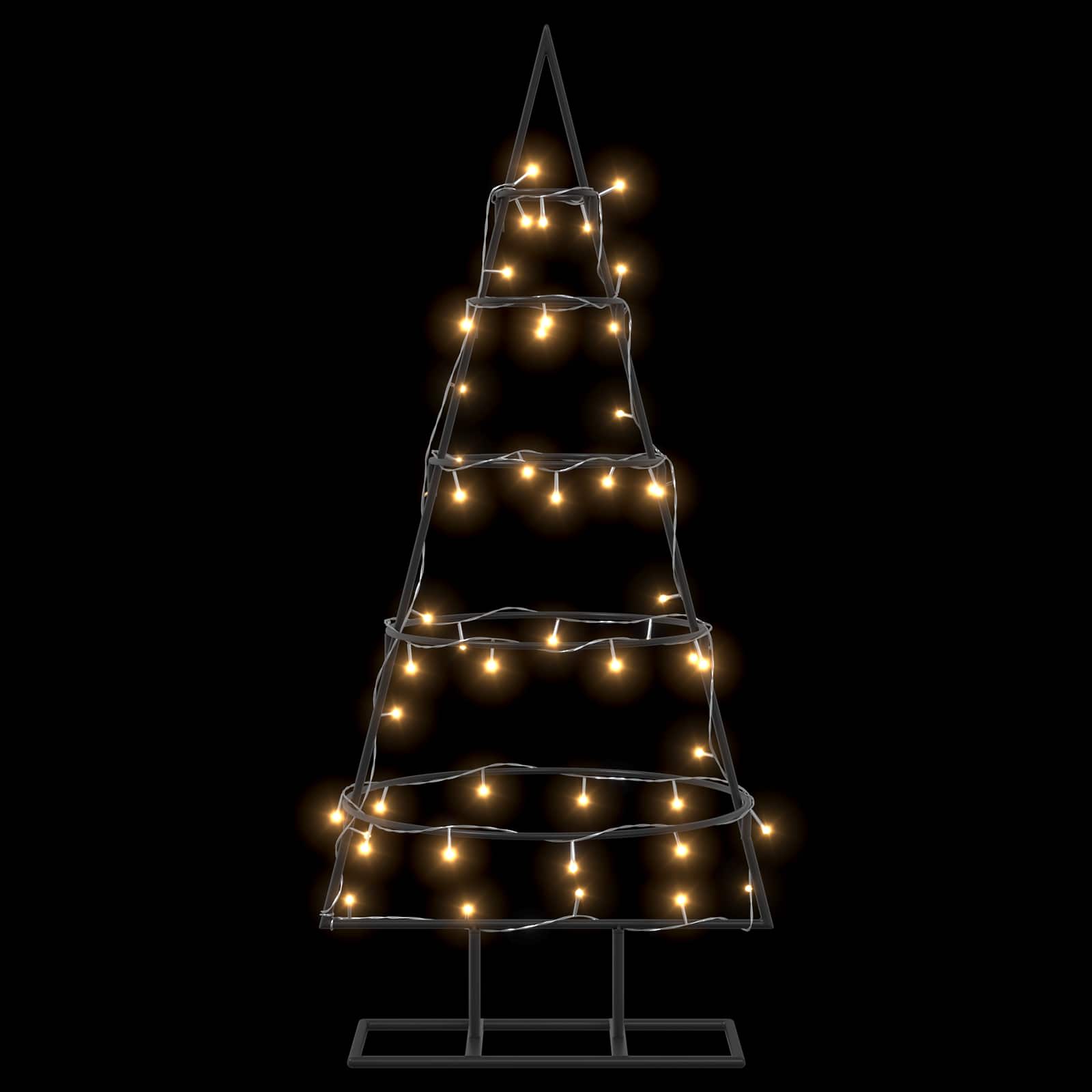 Albero di Natale in metallo con supporto KUOPIO 90 cm