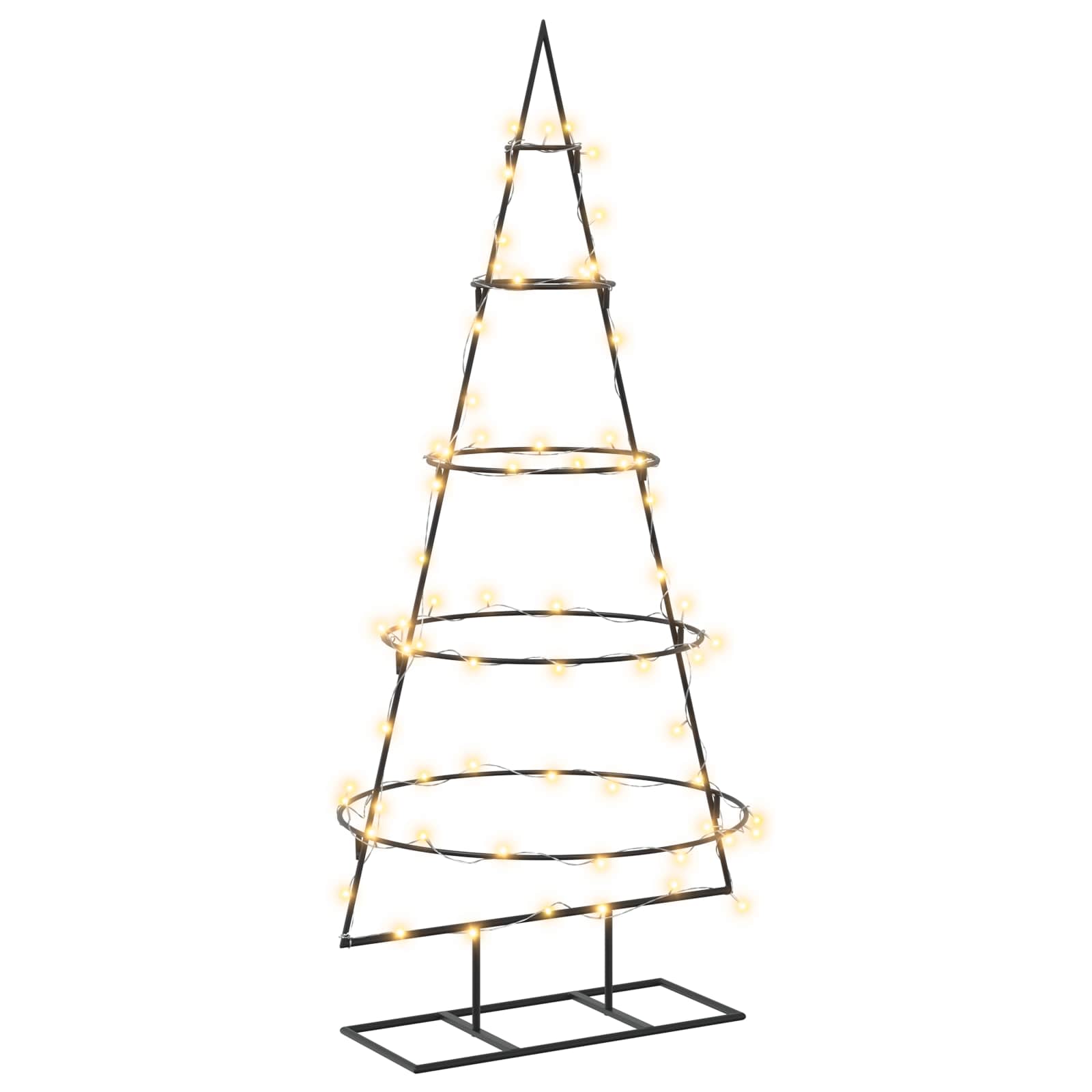 Albero di Natale in metallo con supporto KUOPIO 125 cm
