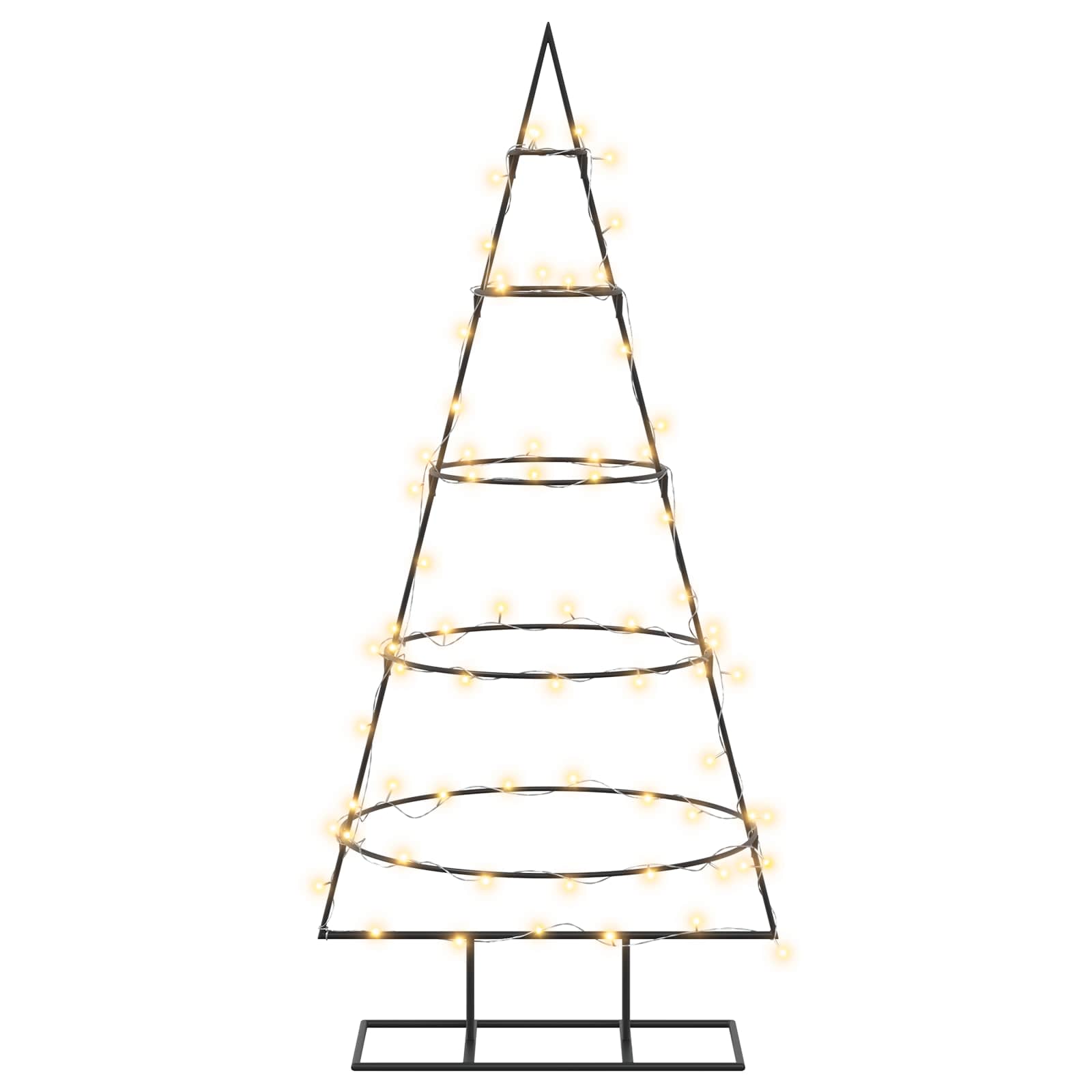 Albero di Natale in metallo con supporto KUOPIO 125 cm