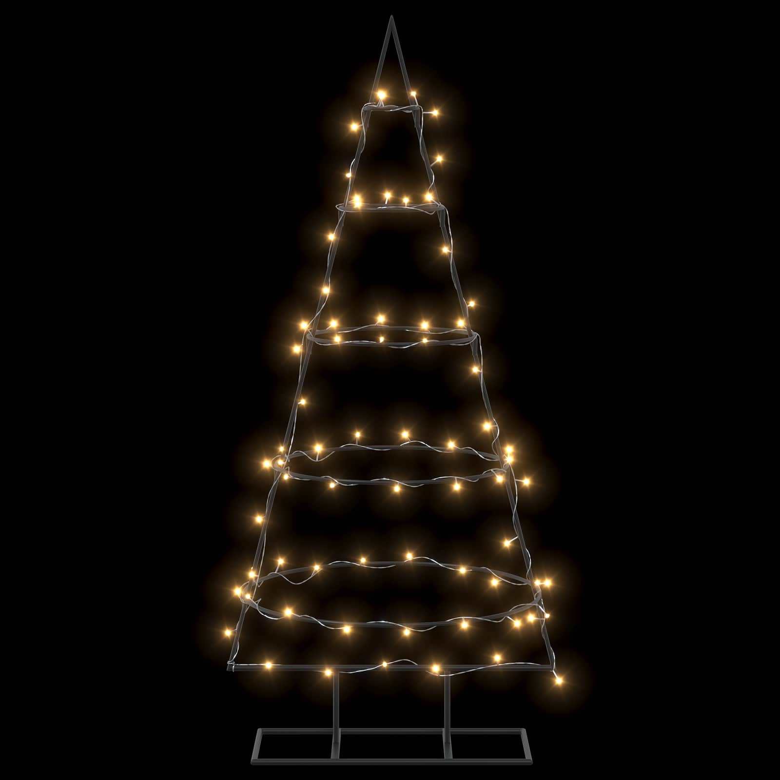 Albero di Natale in metallo con supporto KUOPIO 125 cm