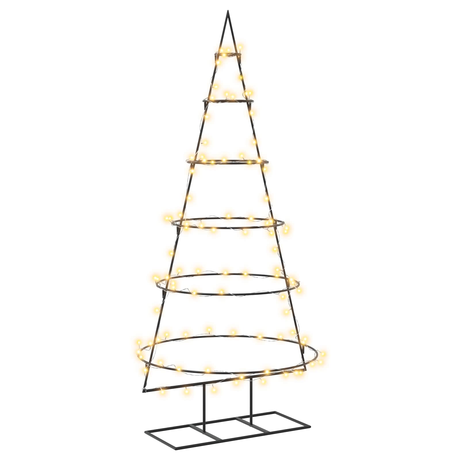 Albero di Natale in metallo con supporto KUOPIO 150 cm