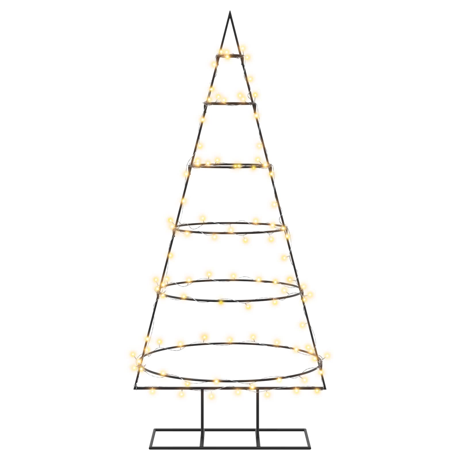Albero di Natale in metallo con supporto KUOPIO 150 cm
