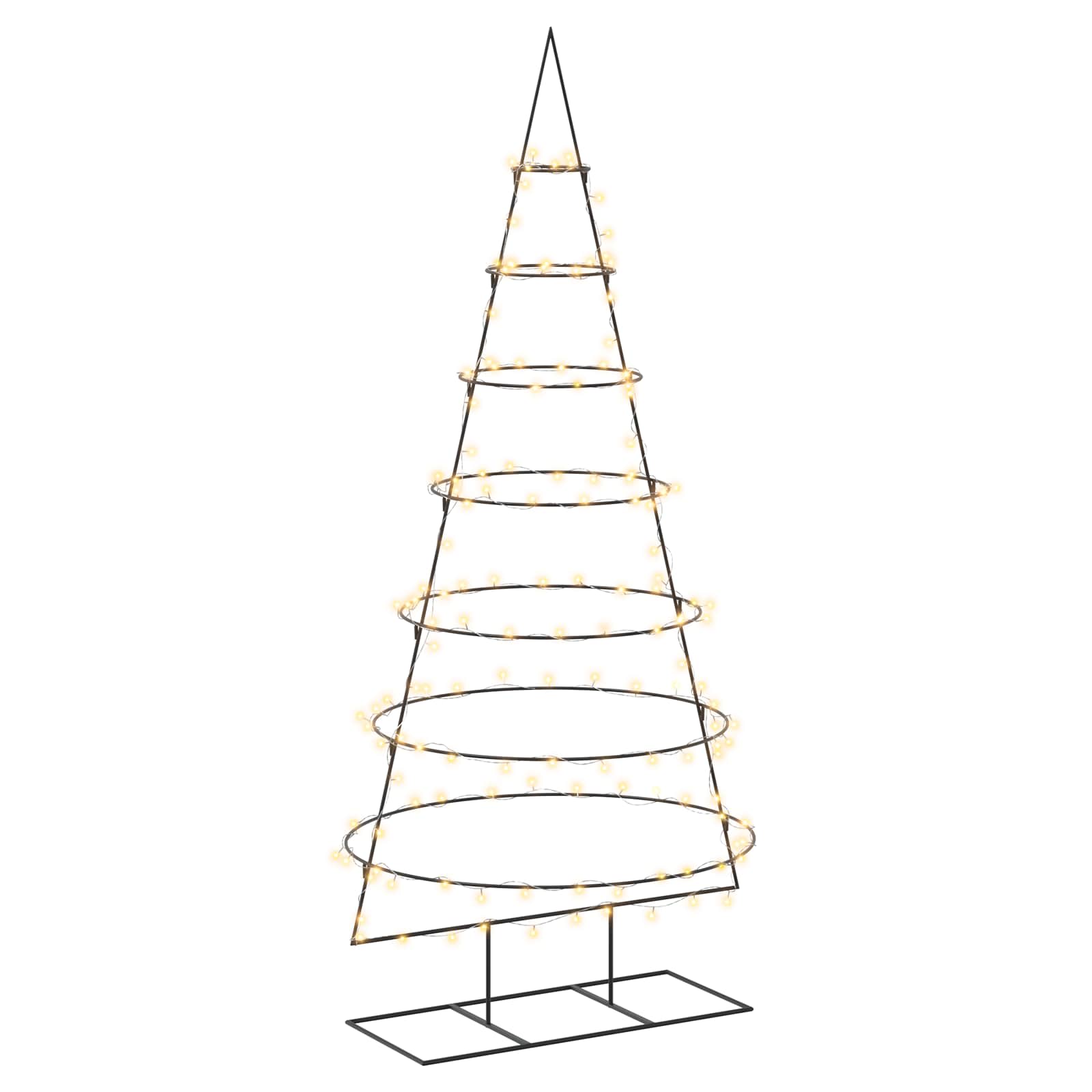 Albero di Natale in metallo con supporto KUOPIO 210 cm