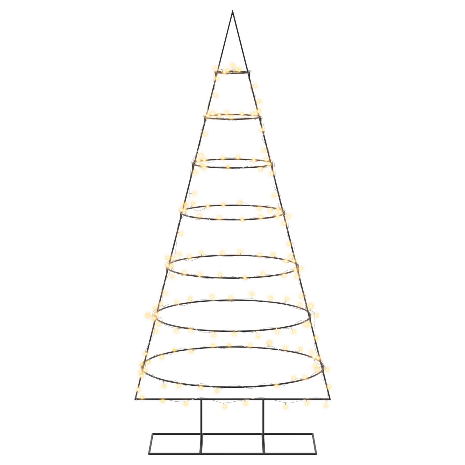 Albero di Natale in metallo con supporto KUOPIO 210 cm