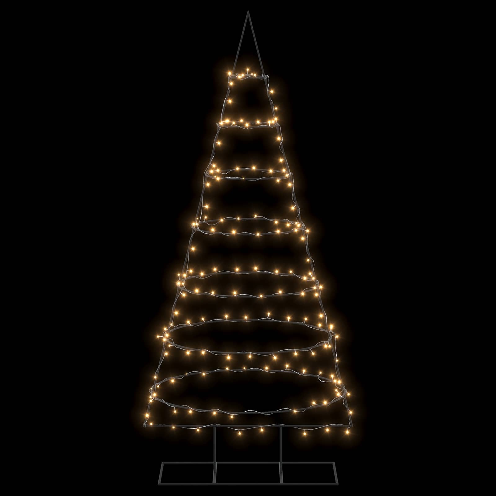 Albero di Natale in metallo con supporto KUOPIO 210 cm