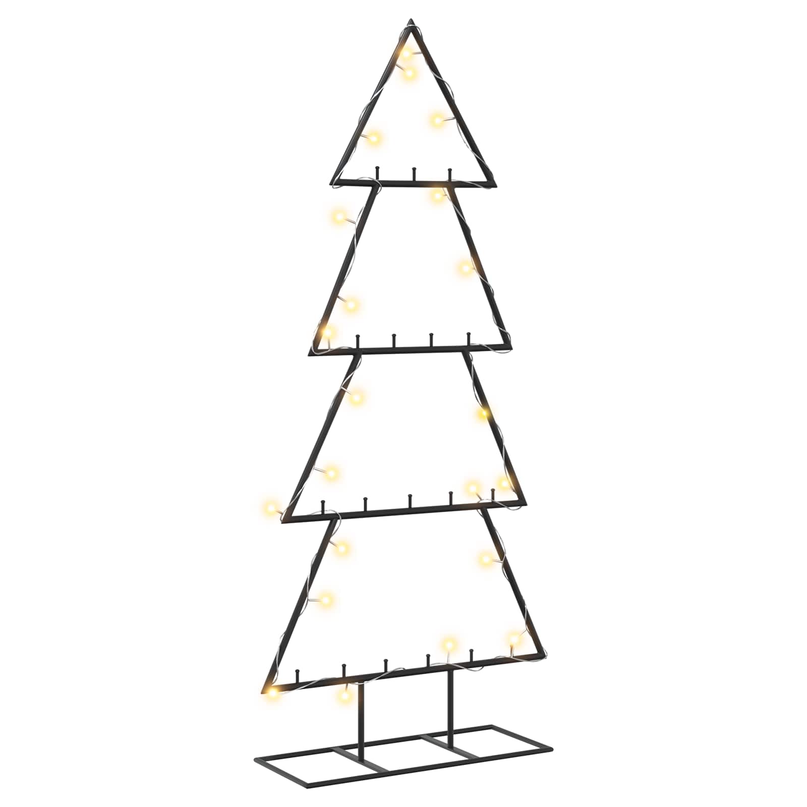 Albero di Natale in metallo con supporto KUOPIO 90 cm