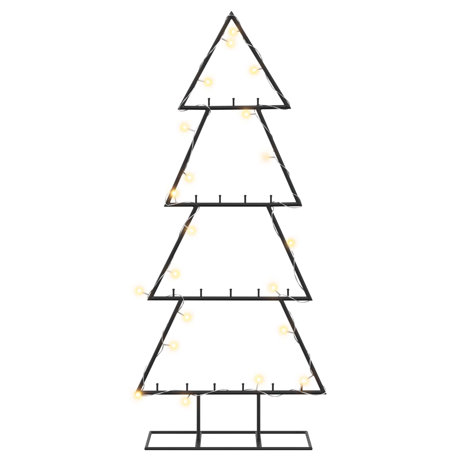 Albero di Natale in metallo con supporto KUOPIO 90 cm