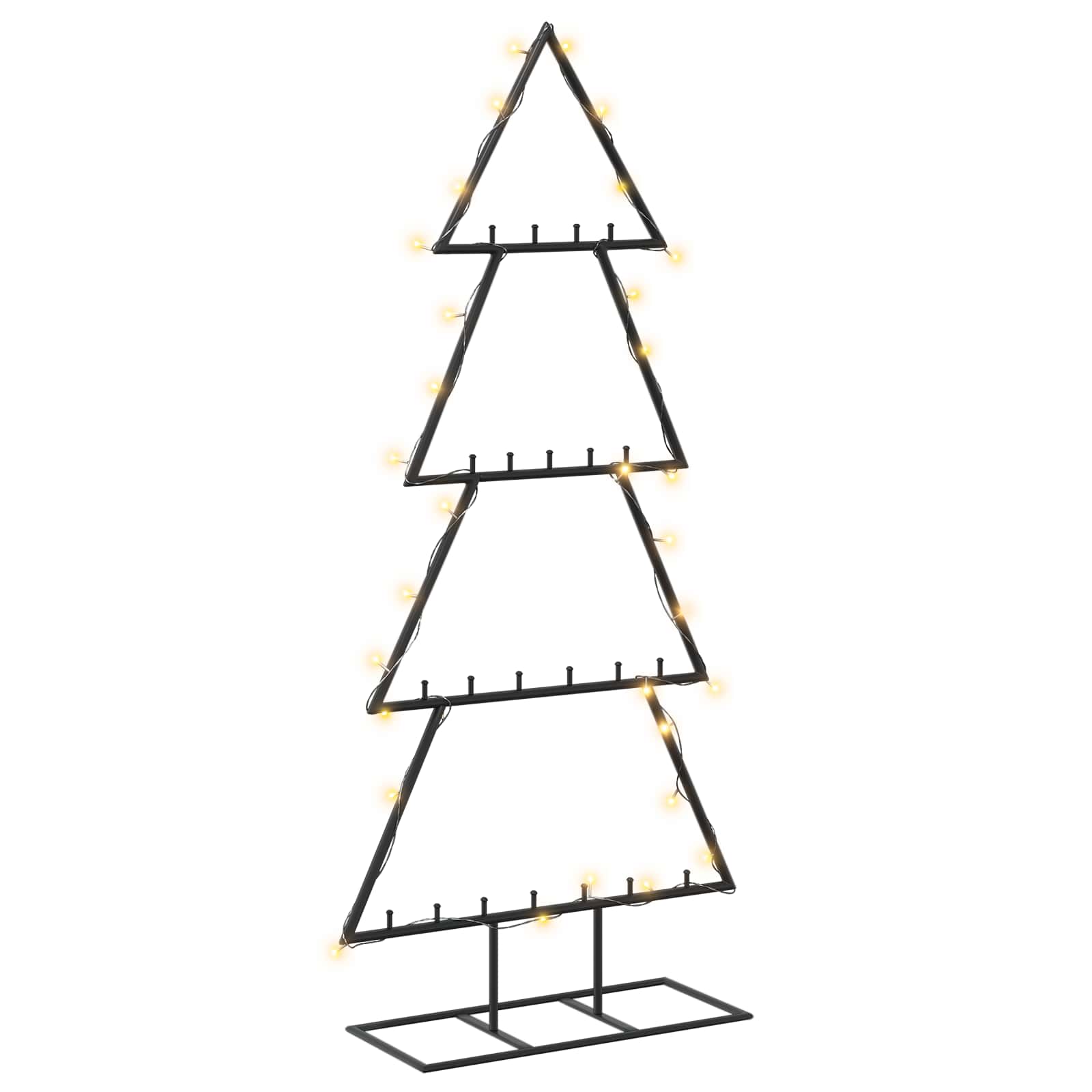 Albero di Natale in metallo con supporto KUOPIO 125 cm