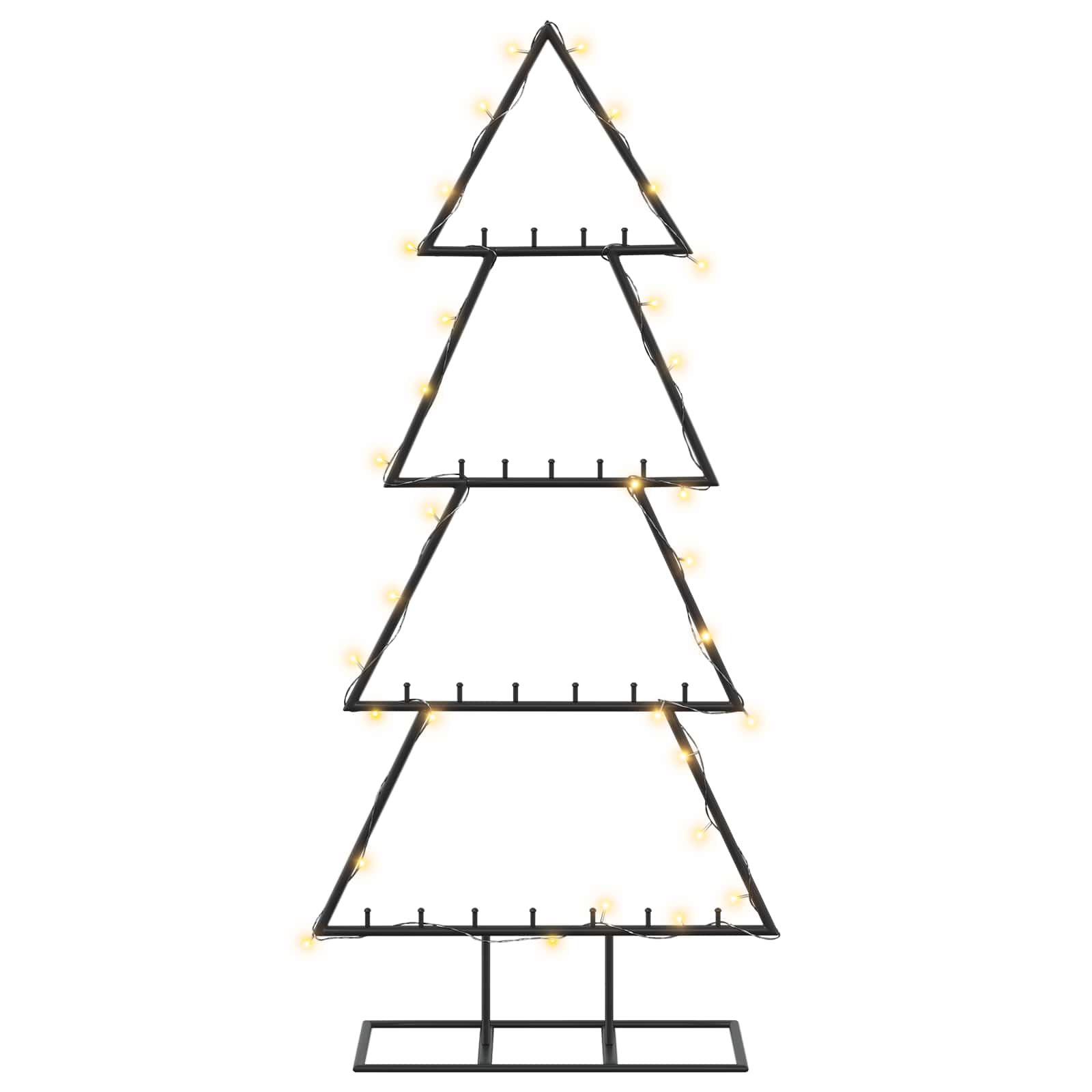 Albero di Natale in metallo con supporto KUOPIO 125 cm