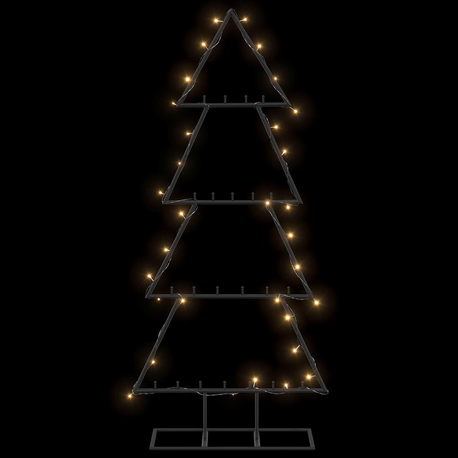 Albero di Natale in metallo con supporto KUOPIO 125 cm