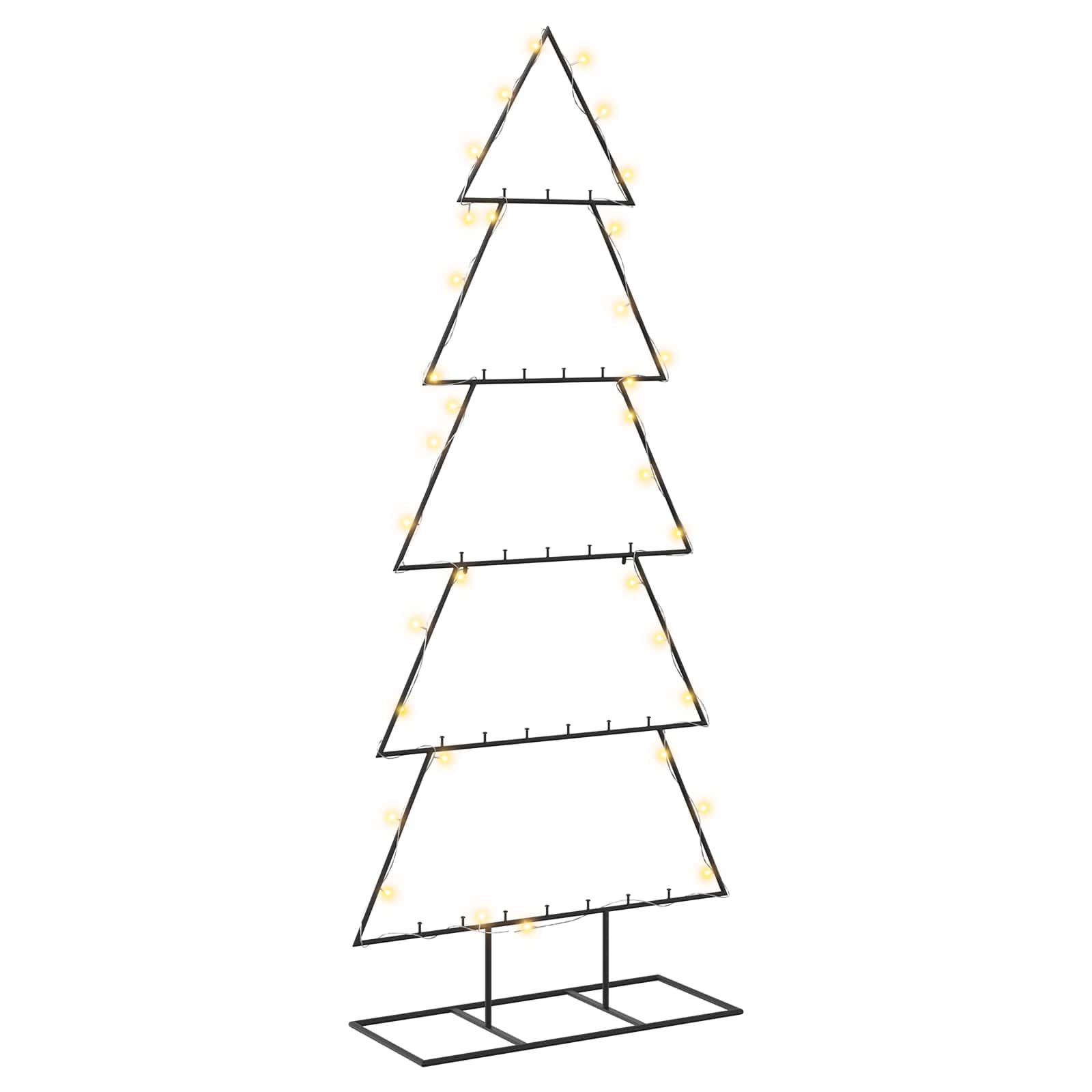 Albero di Natale in metallo con supporto KUOPIO 150 cm