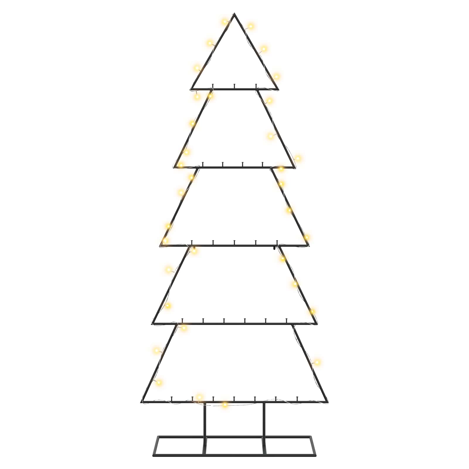 Albero di Natale in metallo con supporto KUOPIO 150 cm