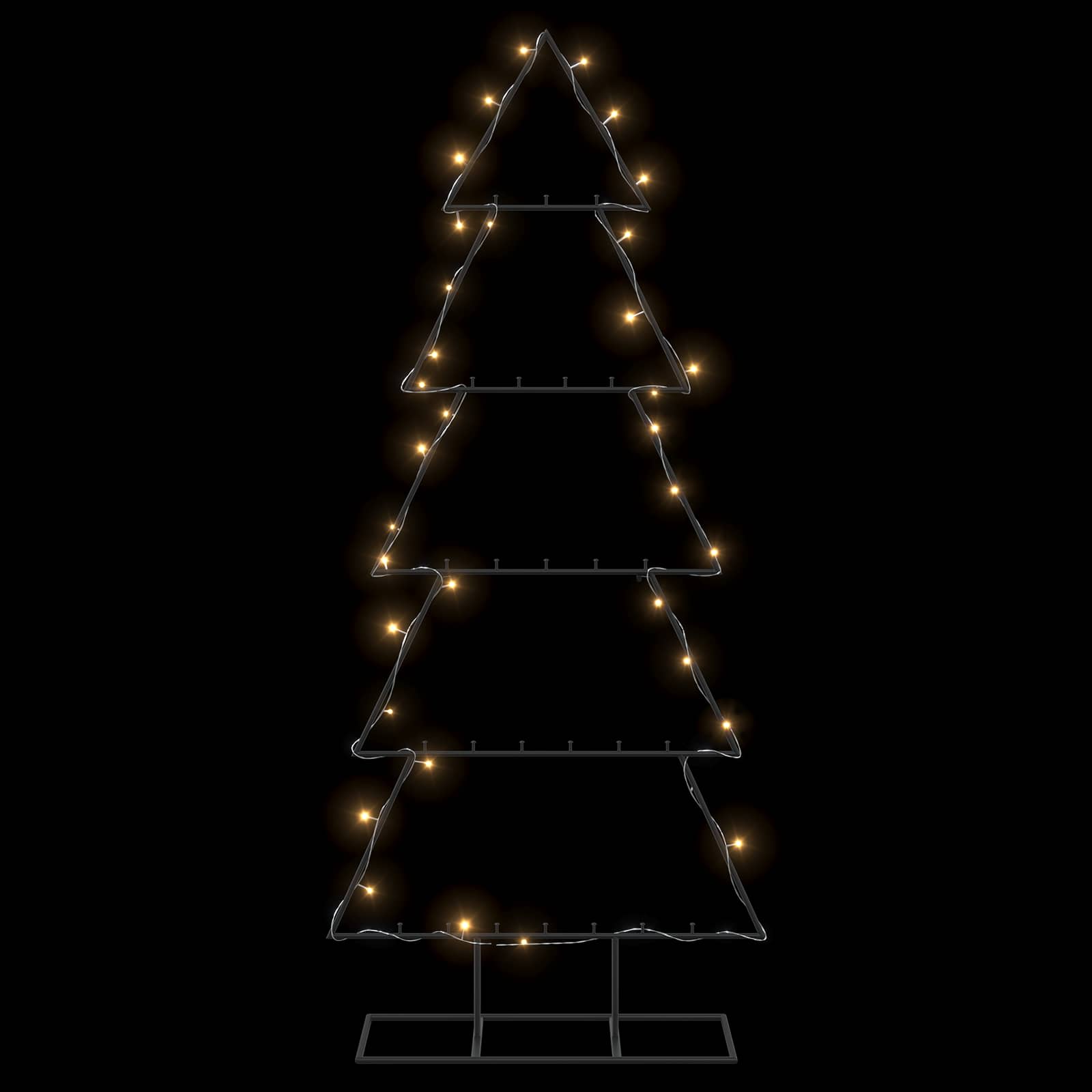 Albero di Natale in metallo con supporto KUOPIO 150 cm