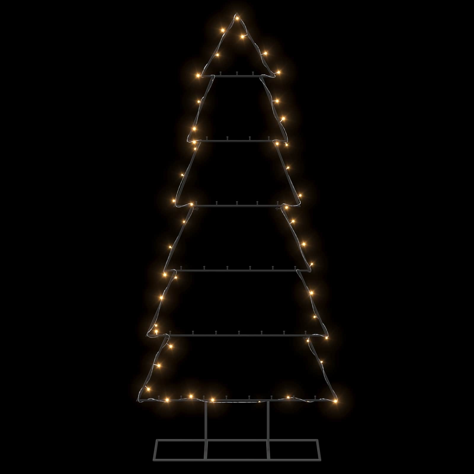 Albero di Natale in metallo con supporto KUOPIO 180 cm