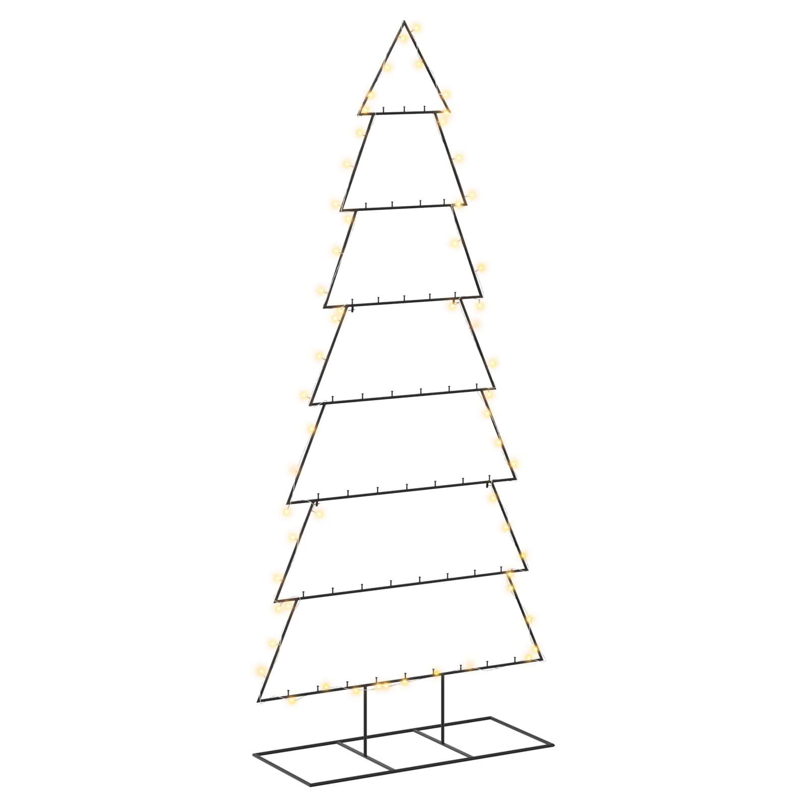 Albero di Natale in metallo con supporto KUOPIO 210 cm