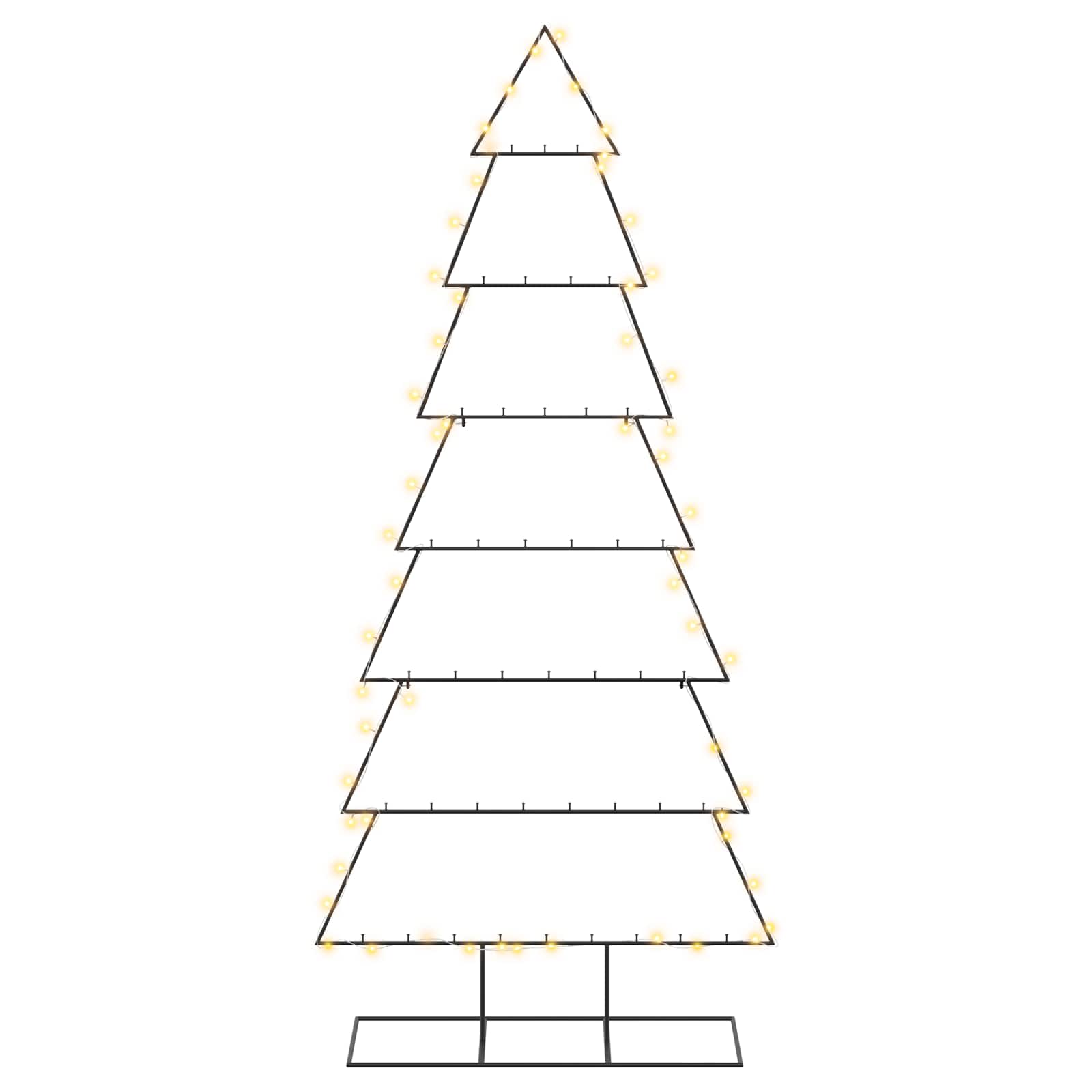 Albero di Natale in metallo con supporto KUOPIO 210 cm