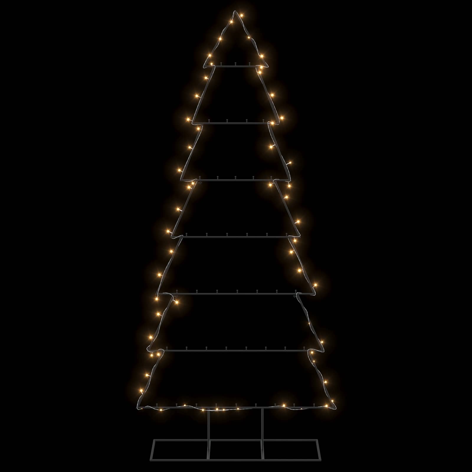 Albero di Natale in metallo con supporto KUOPIO 210 cm