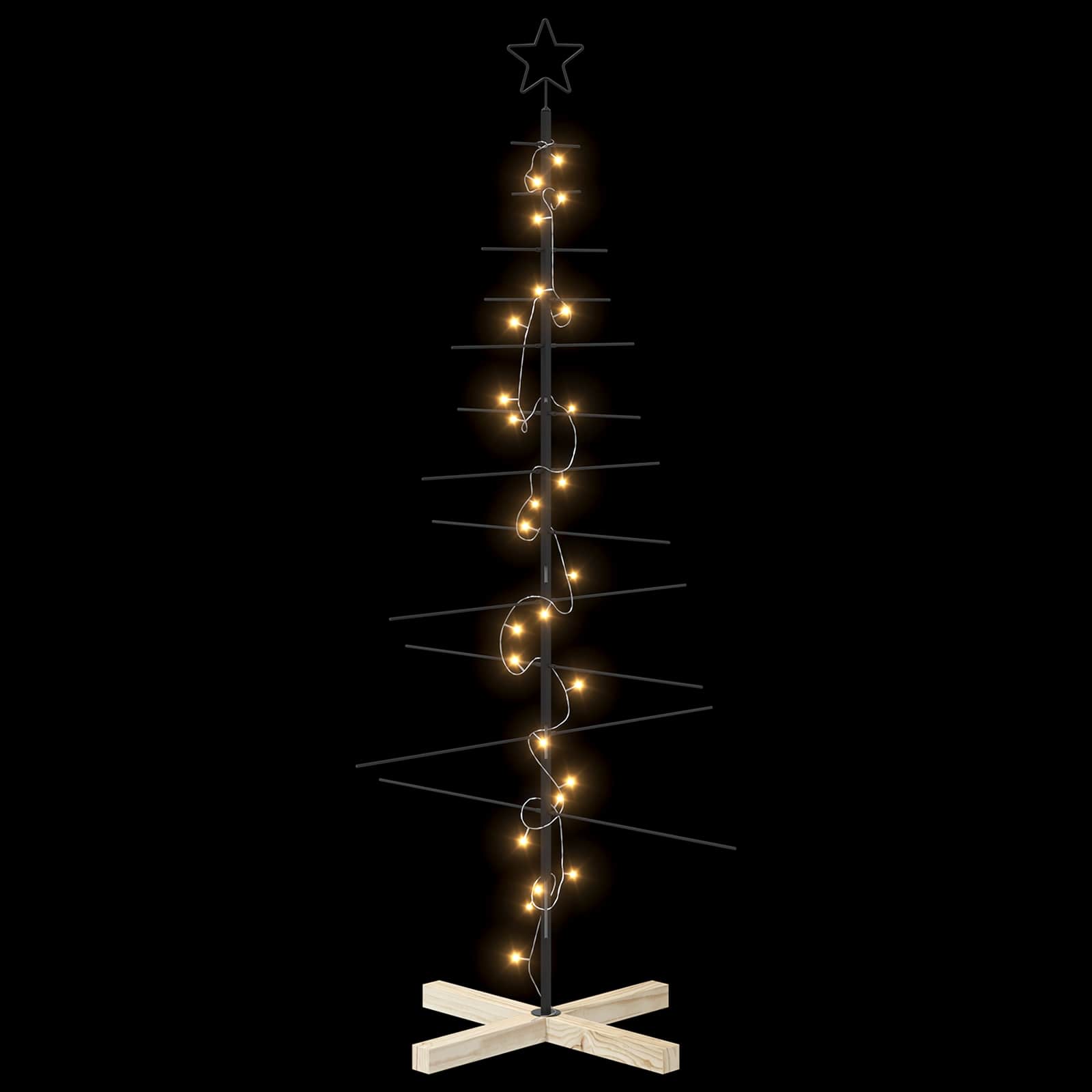 Albero di Natale in metallo con supporto KUOPIO 150 cm