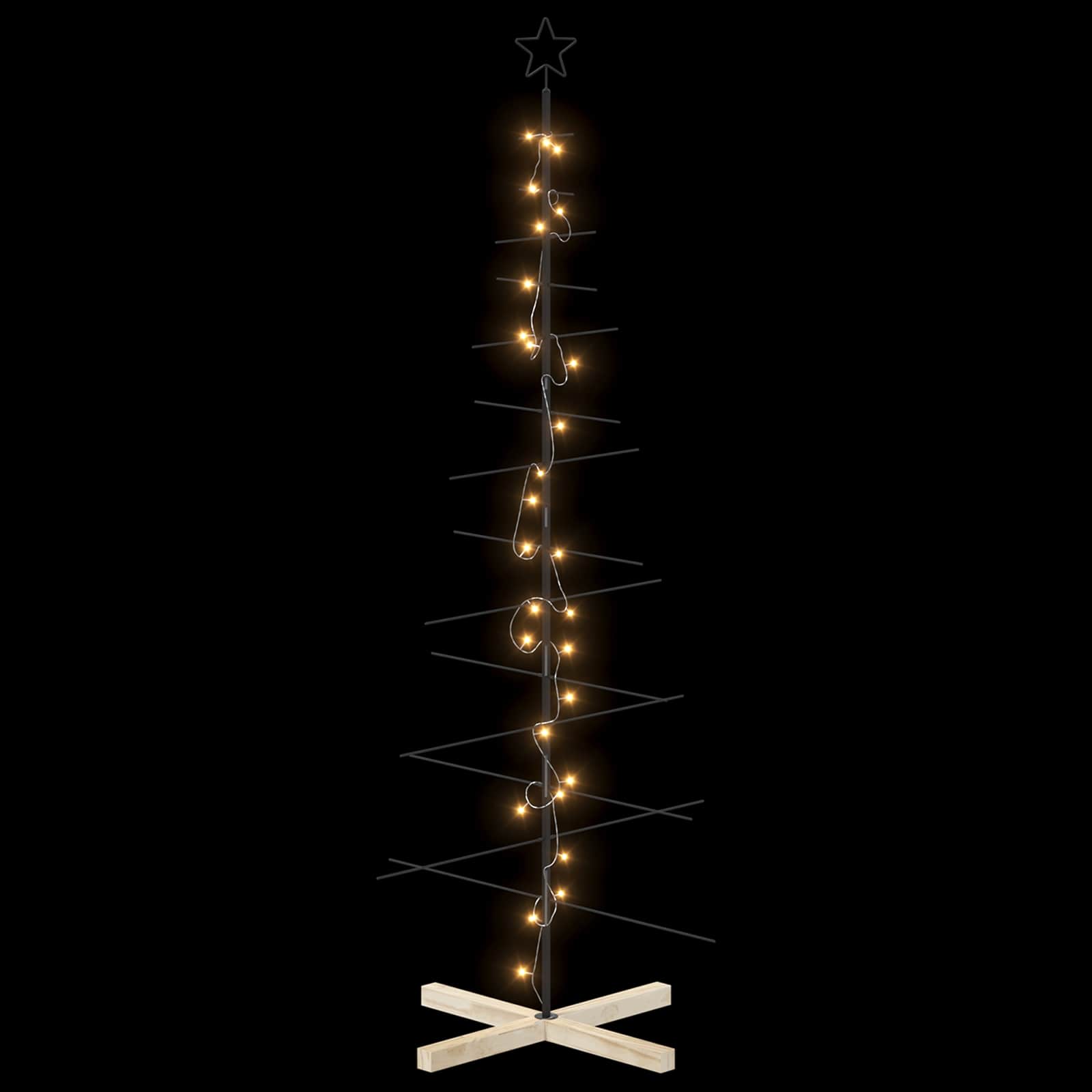 Albero di Natale in metallo con supporto KUOPIO 180 cm