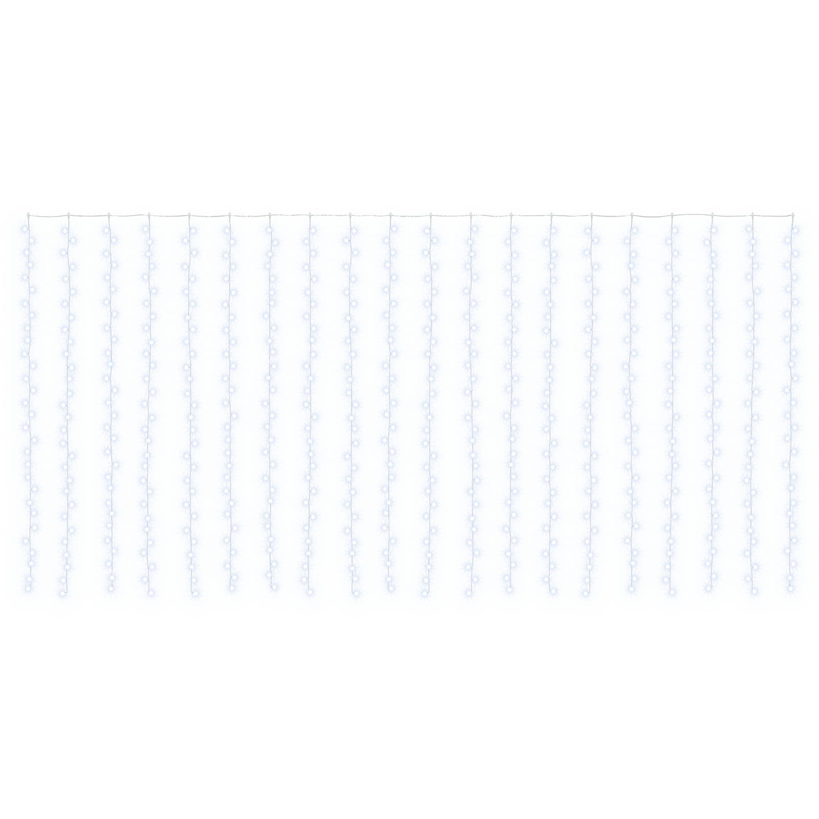 Tenda luminosa Trasparente 600 x 300 cm PVC 600 LED