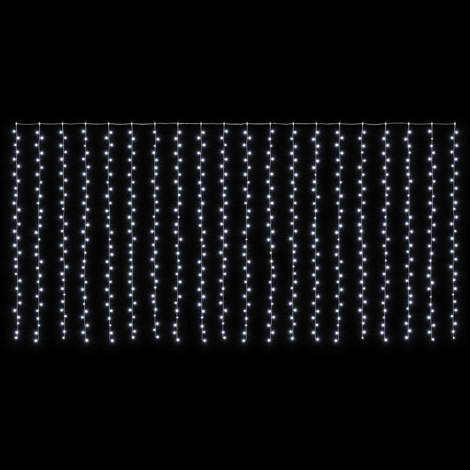 Tenda luminosa Trasparente 600 x 300 cm PVC 600 LED