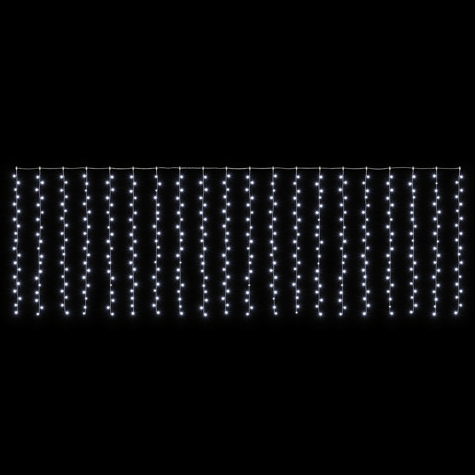 Tenda luminosa Trasparente 600 x 200 cm PVC 400 LED
