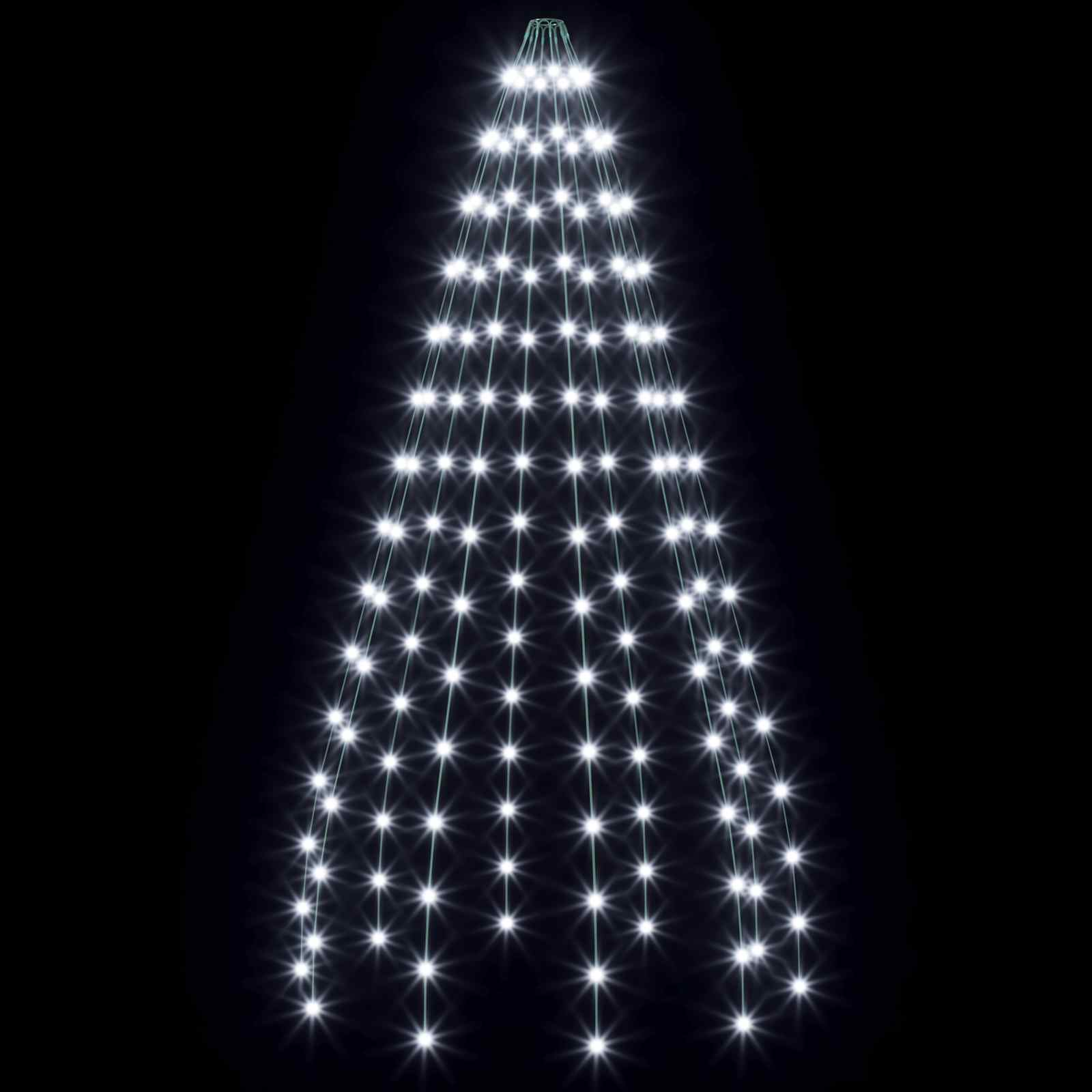 Ghirlande luminose per alberi di Natale Verde 150 cm PVC