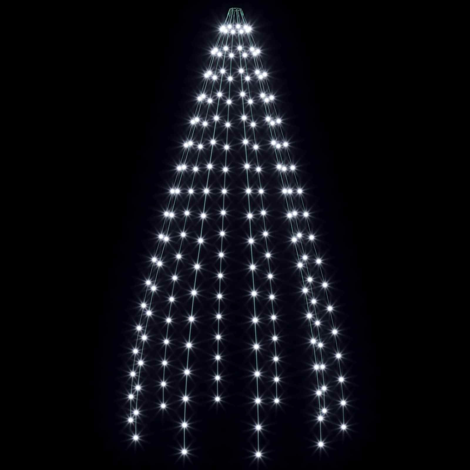 Ghirlande luminose per alberi di Natale Verde 180 cm PVC