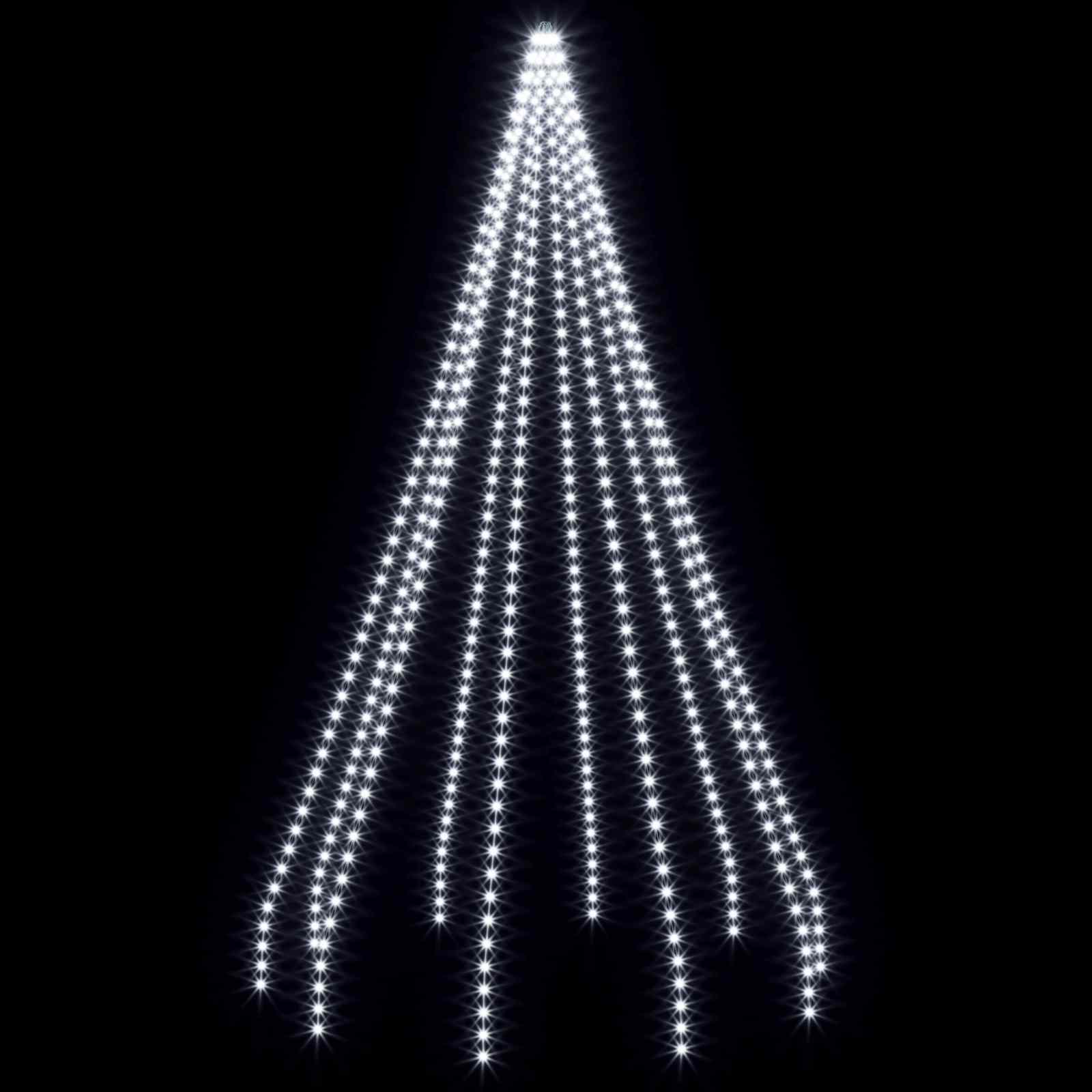 Ghirlande luminose per alberi di Natale Verde 500 cm PVC
