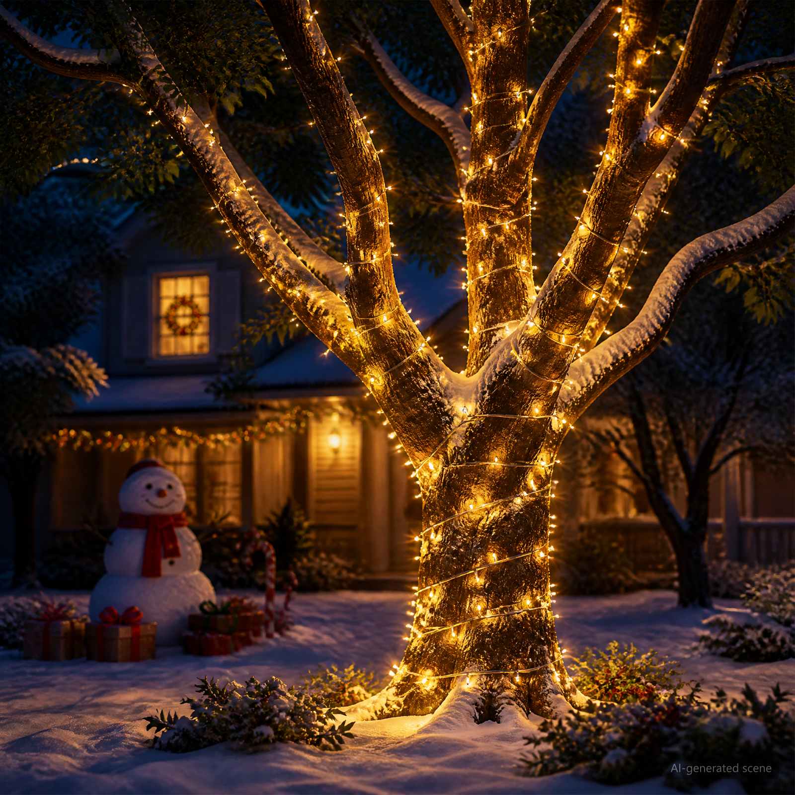 Luci di Natale a due colori 400 LED Multicolore 40 m