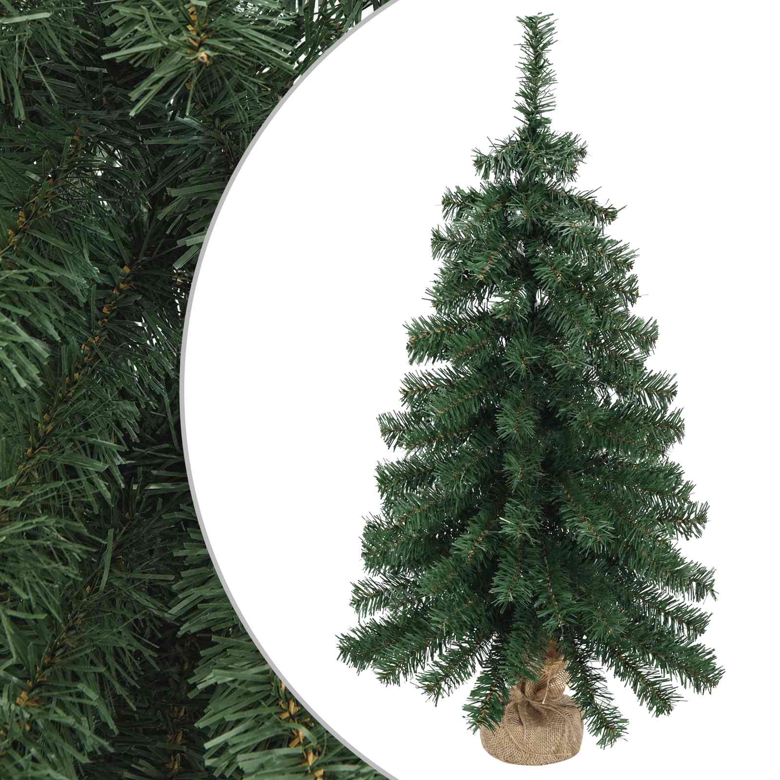 Albero di Natale Mini 90 cm PVC Verde