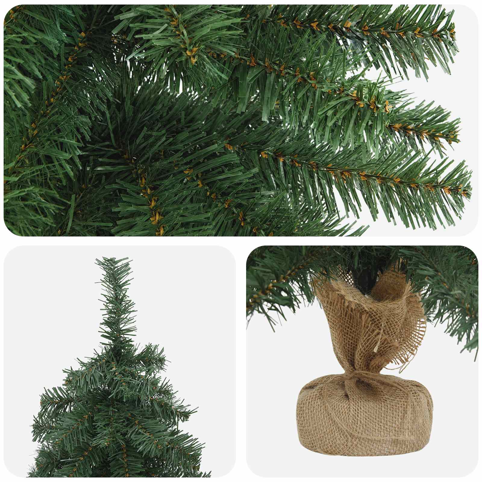 Albero di Natale Mini 90 cm PVC Verde