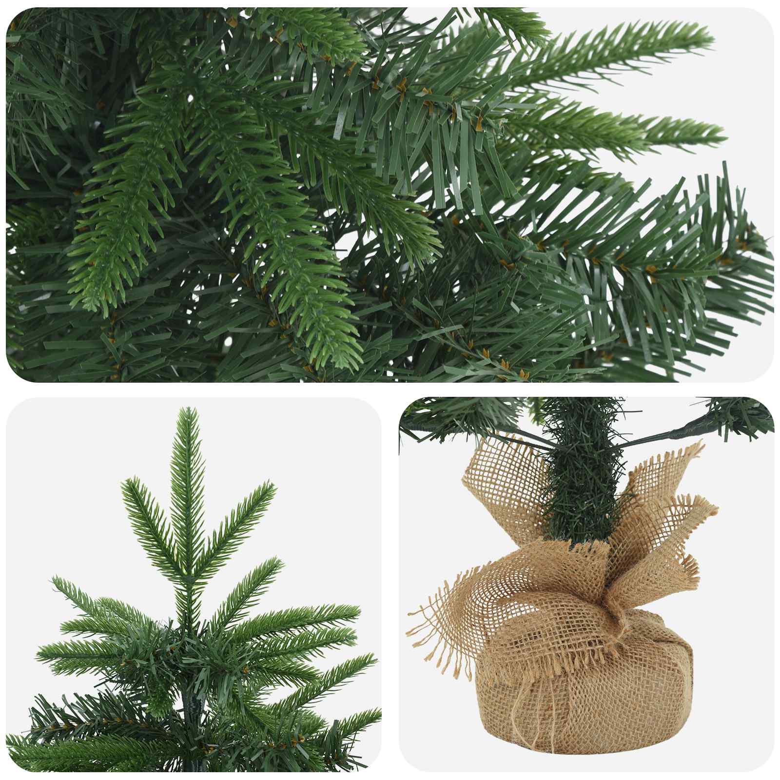 Albero di Natale Mini 45 cm PVC e PE Verde
