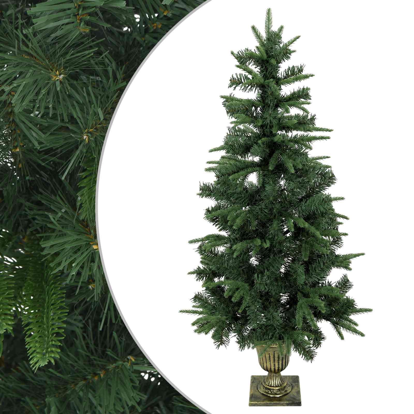 Albero di Natale Mini 120 cm PVC e PE Verde
