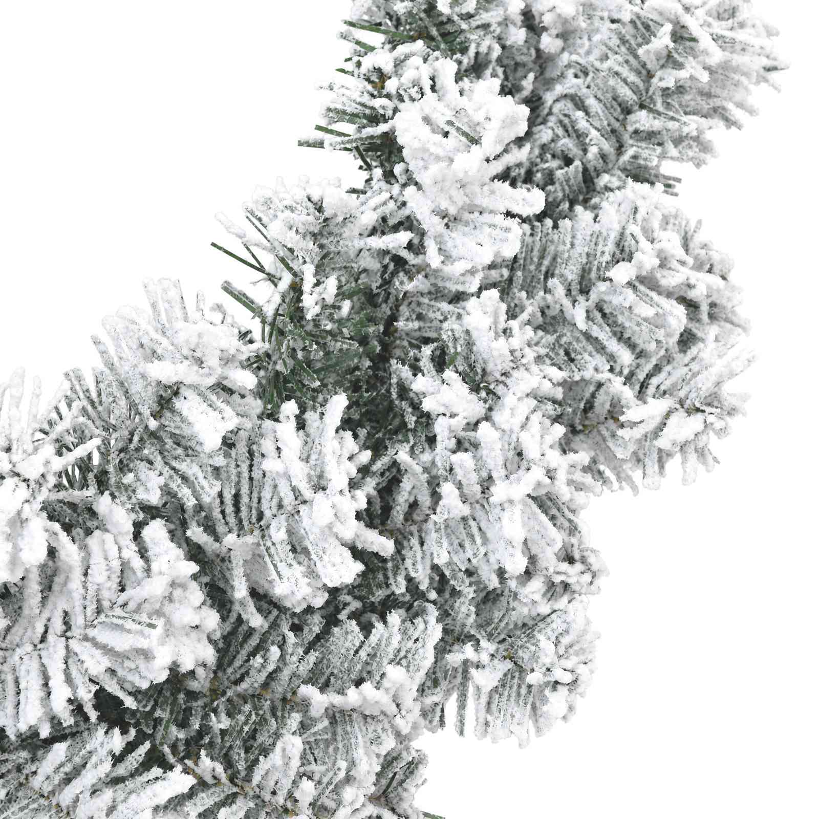 Ghirlanda di Natale Bianco Ø 30 cm PVC