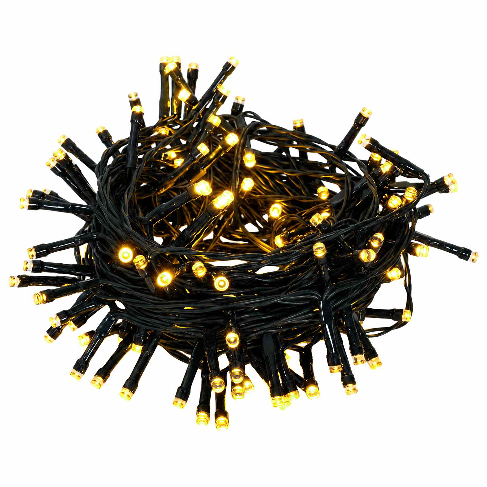 Ghirlanda di Natale Bianco Ø 30 cm PVC 25 LED