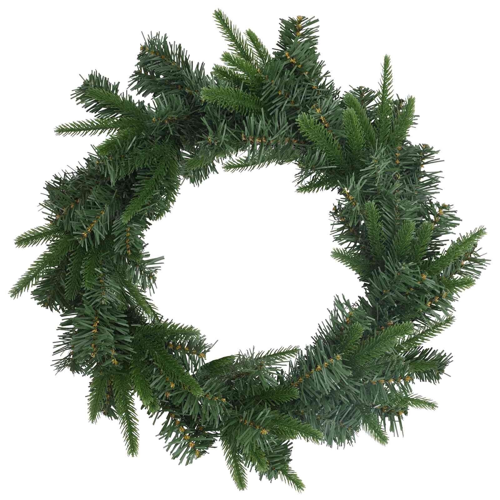 Ghirlanda di Natale Verde Ø 30 cm PVC e PE