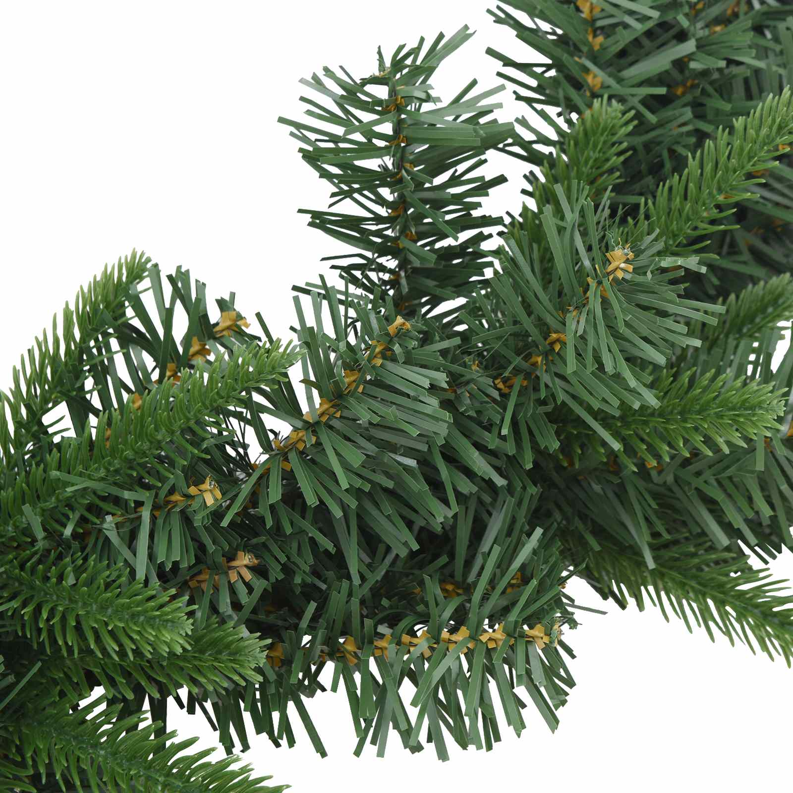Ghirlanda di Natale Verde Ø 50 cm PVC e PE
