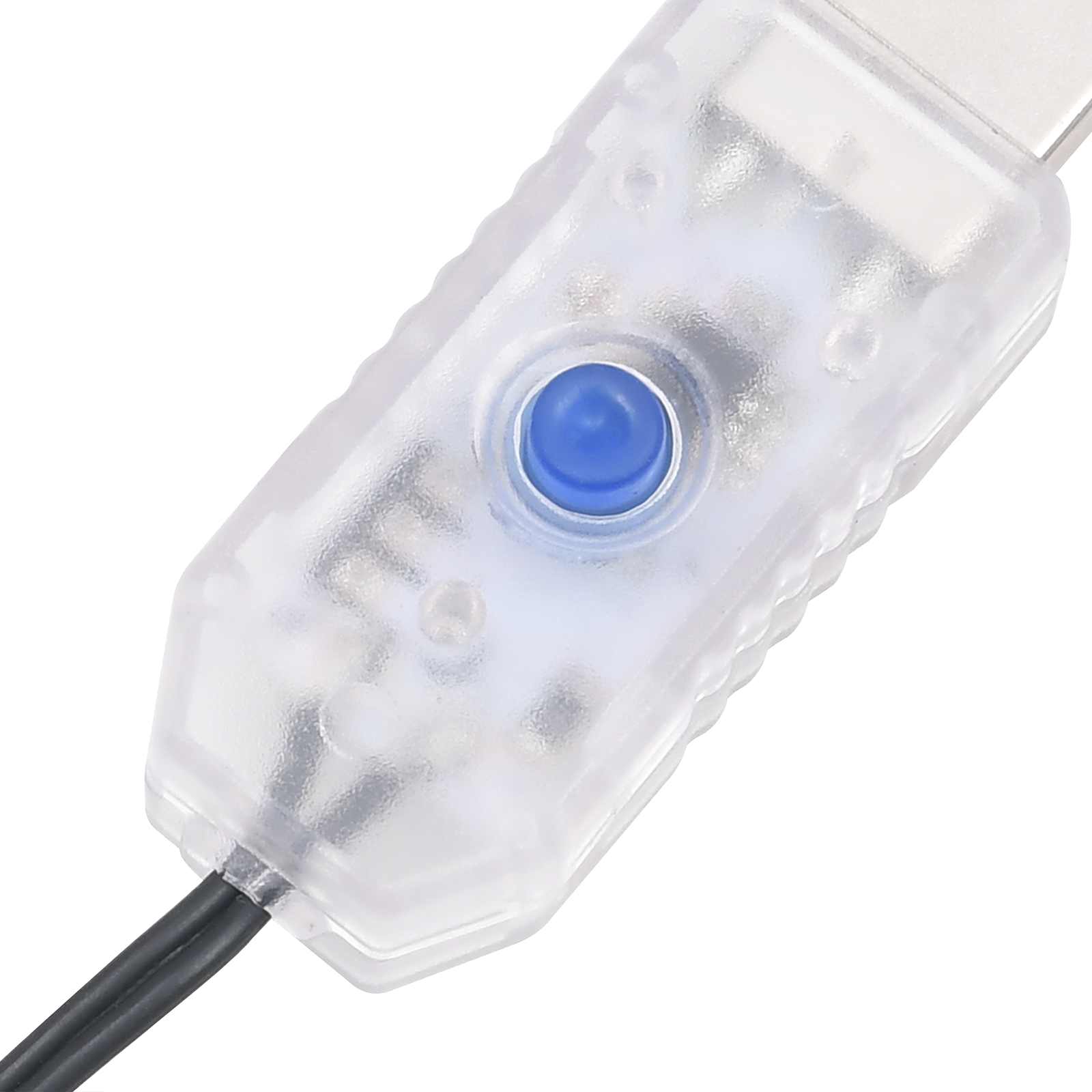 Ghirlanda di Natale Bianco Ø 30 cm PVC e PE 25 LED