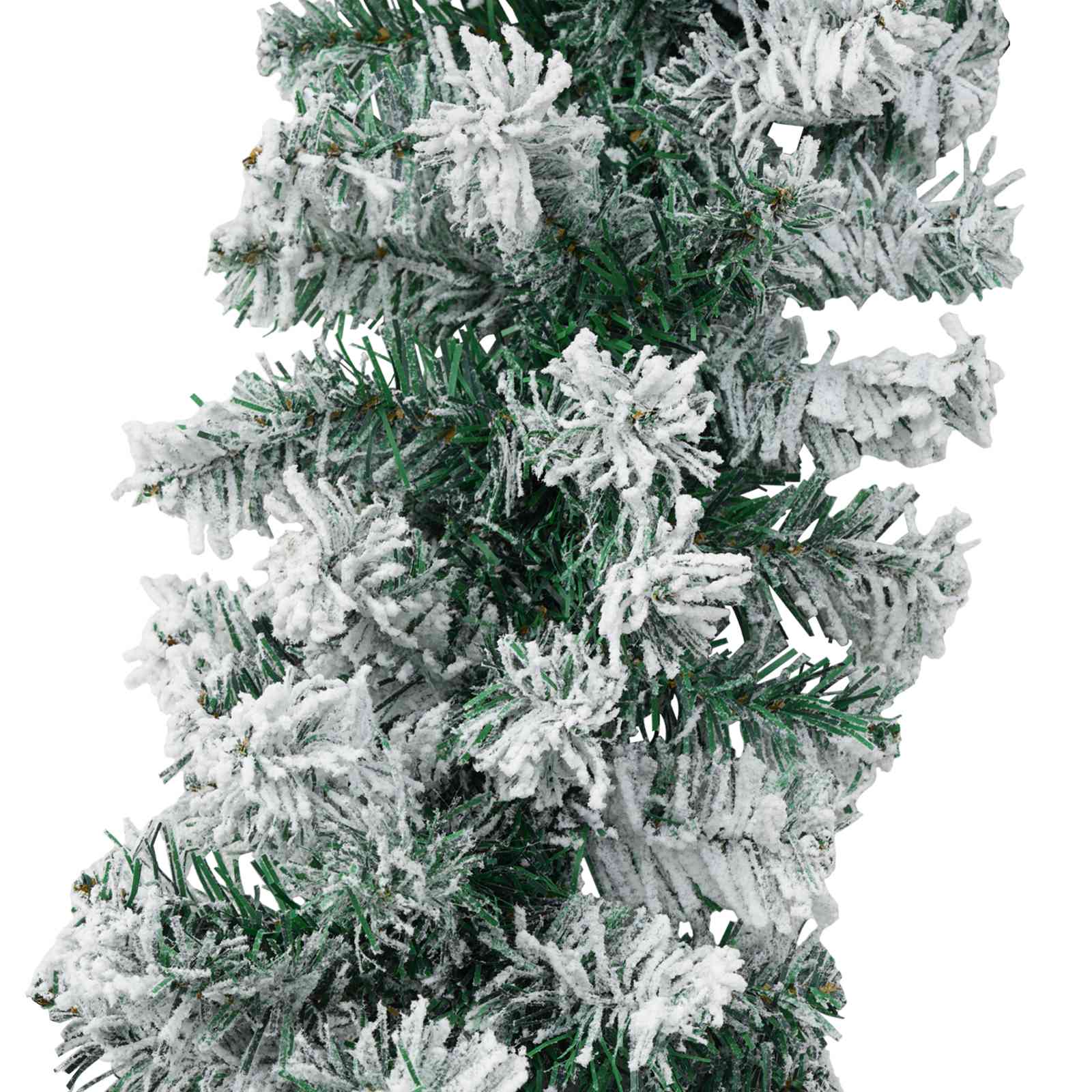 Ghirlanda di Natale Bianco 270 cm PVC