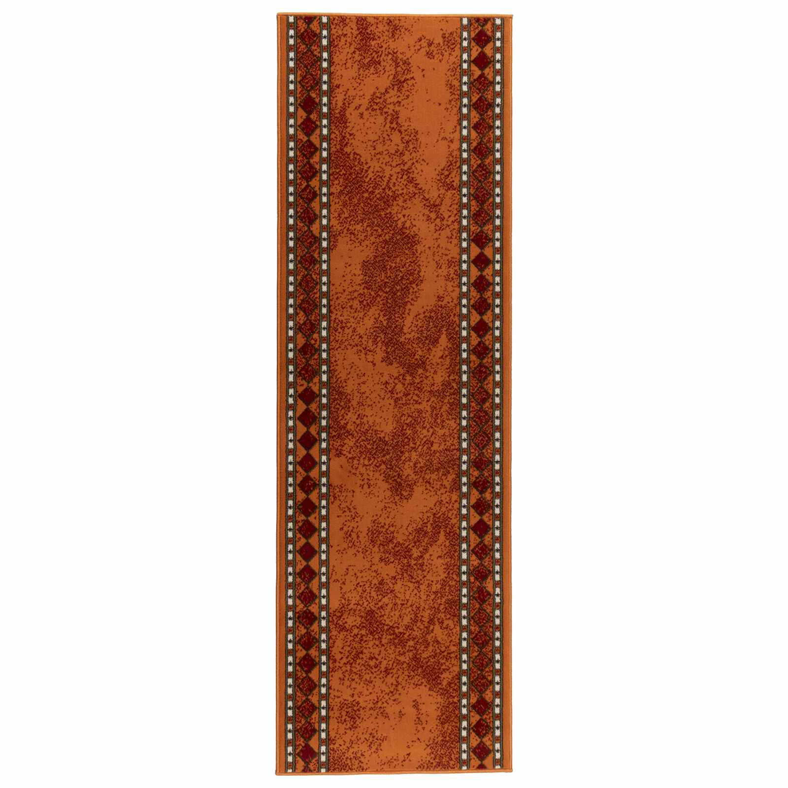 tappeto antiscivolo FLORNES Tessuto Arancione 100 x 350 cm PP 7 mm