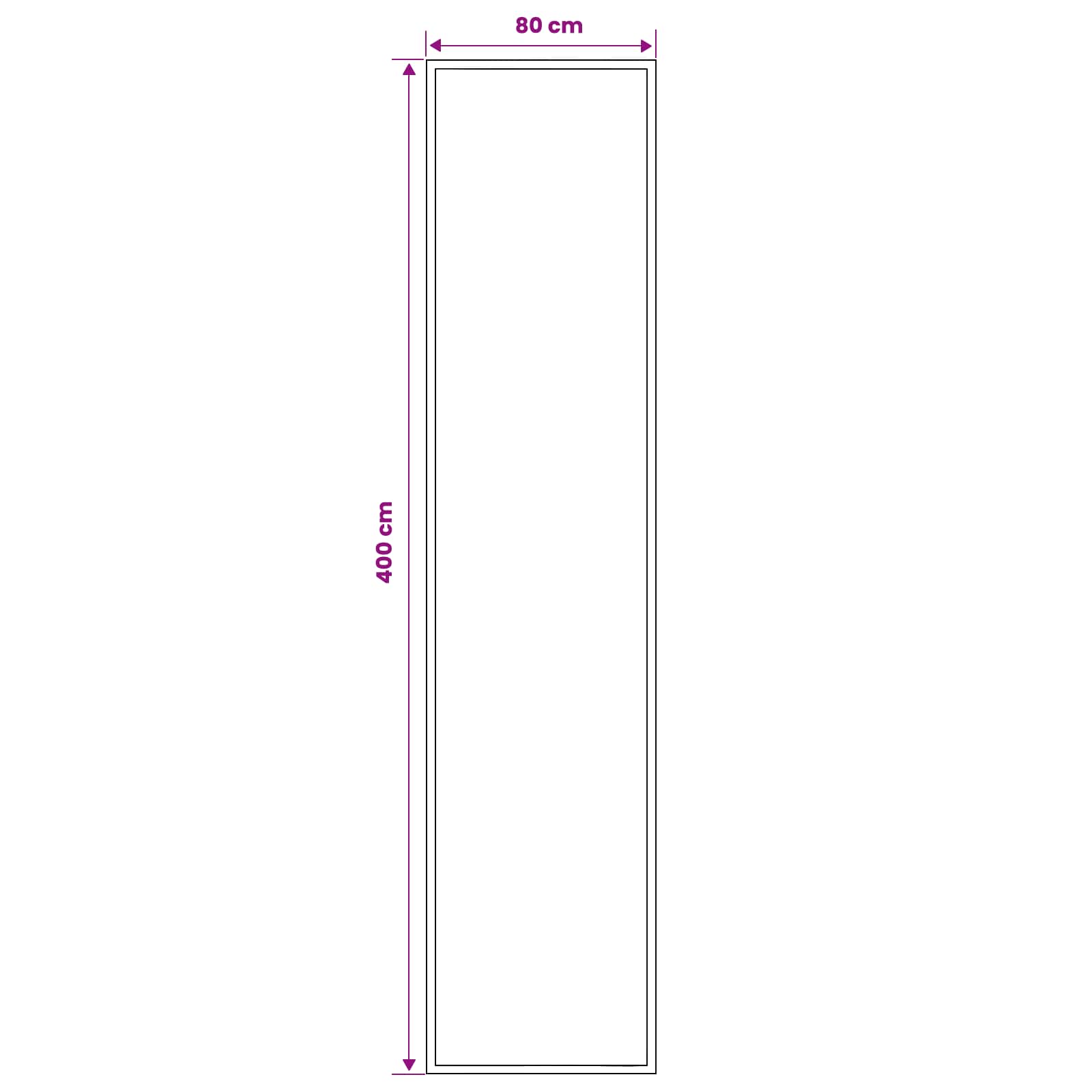 tappeto antiscivolo FLORNES Tessuto Beige PP 7 mm
