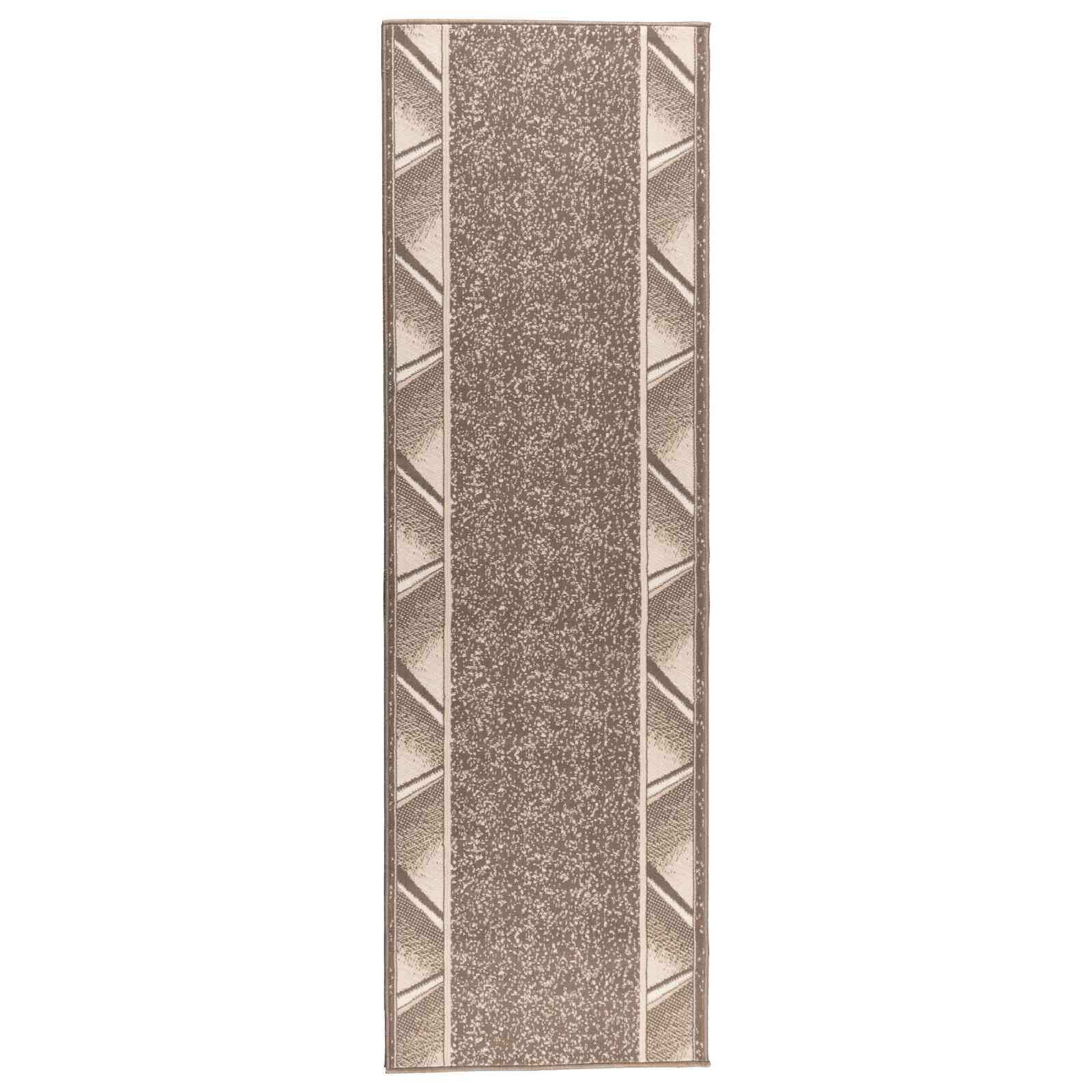 tappeto antiscivolo FLORNES Tessuto Tortora 100 x 450 cm PP 7 mm