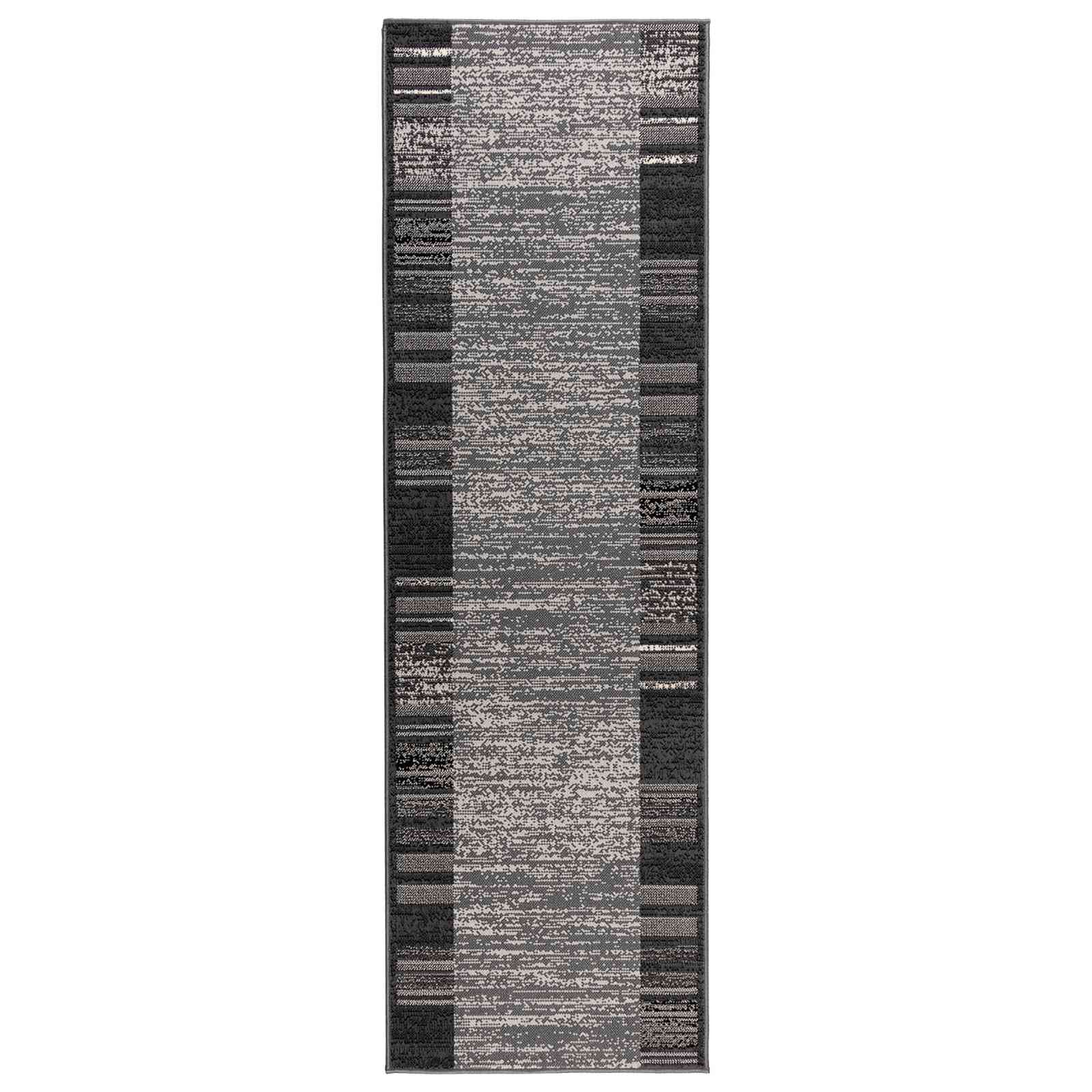 tappeto antiscivolo FLORNES Tessuto Grigio 100 x 150 cm PP 7 mm
