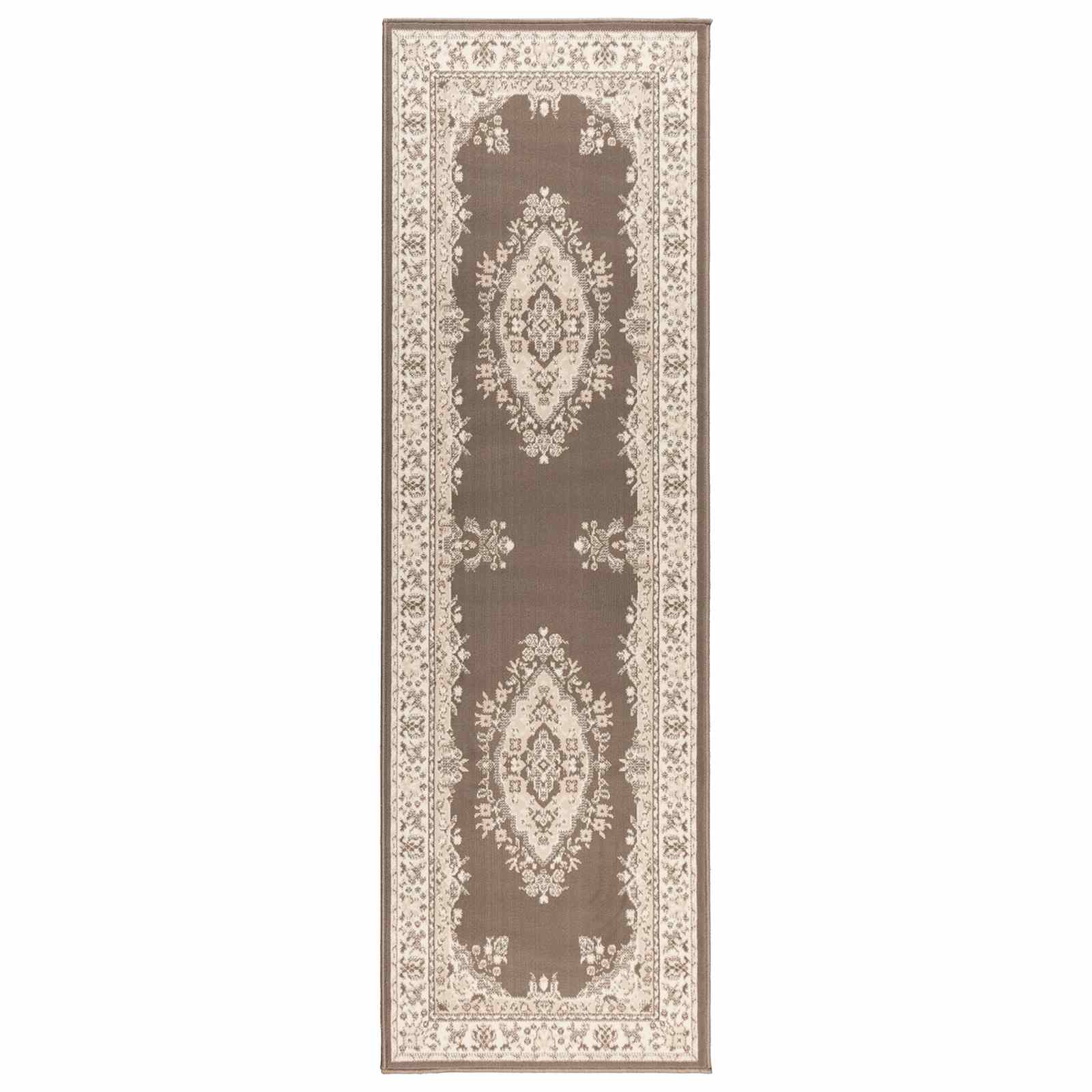 tappeto antiscivolo FLORNES Tessuto Tortora PP 7 mm